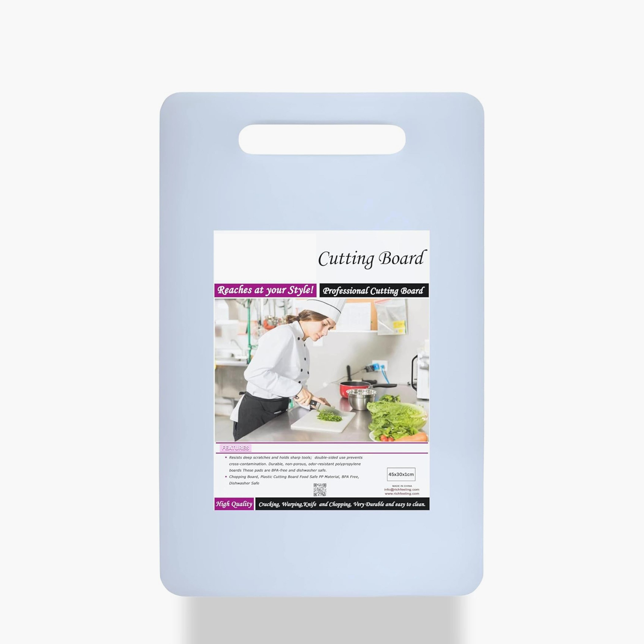 Amity Non-Toxic Chopping Board - 45x30x1 cm-hbxkitchen-kitchenware-choppingboards-image-2