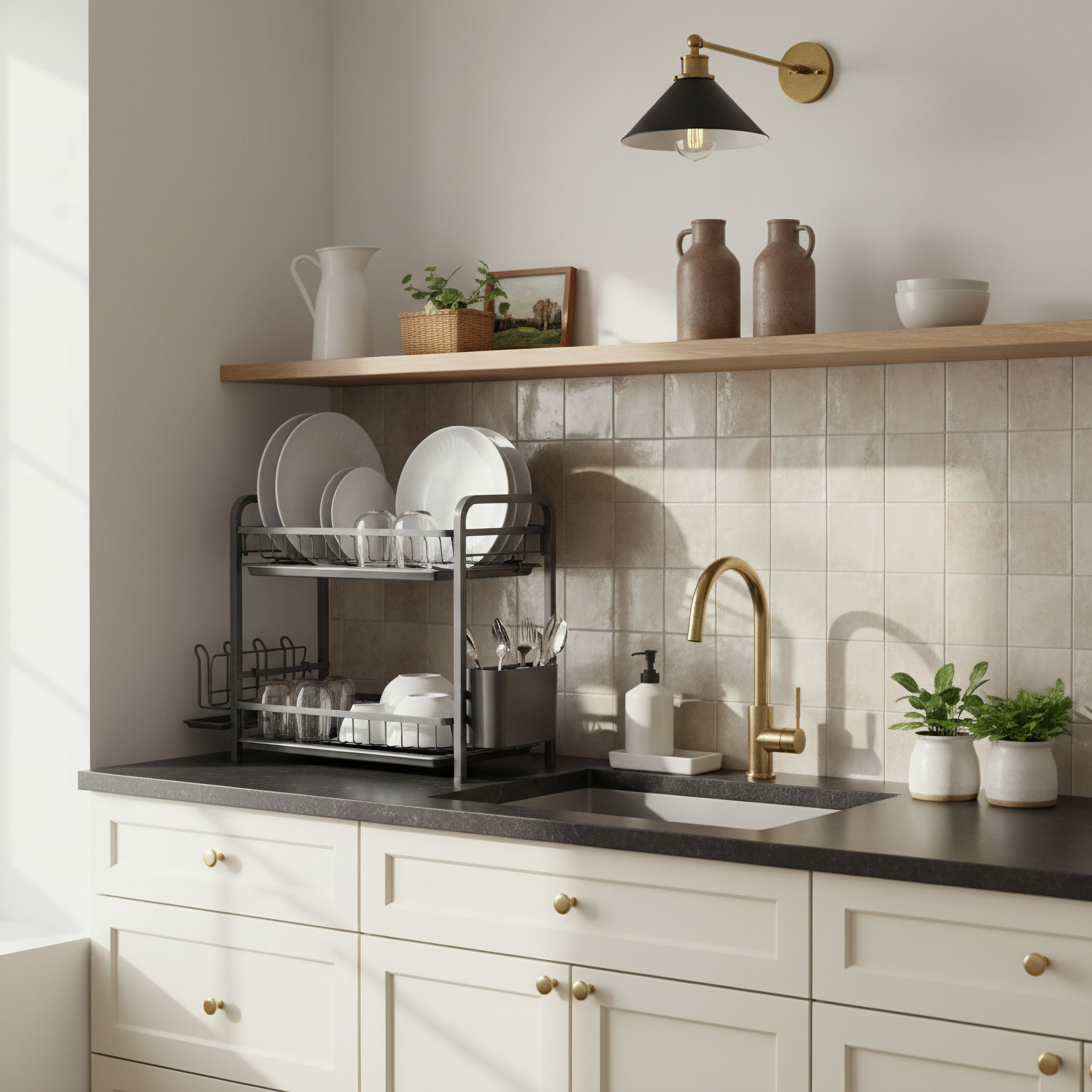 Amity 2-Tier Dish Rack Set-hbxhomeware-hbxkitchen-image-3