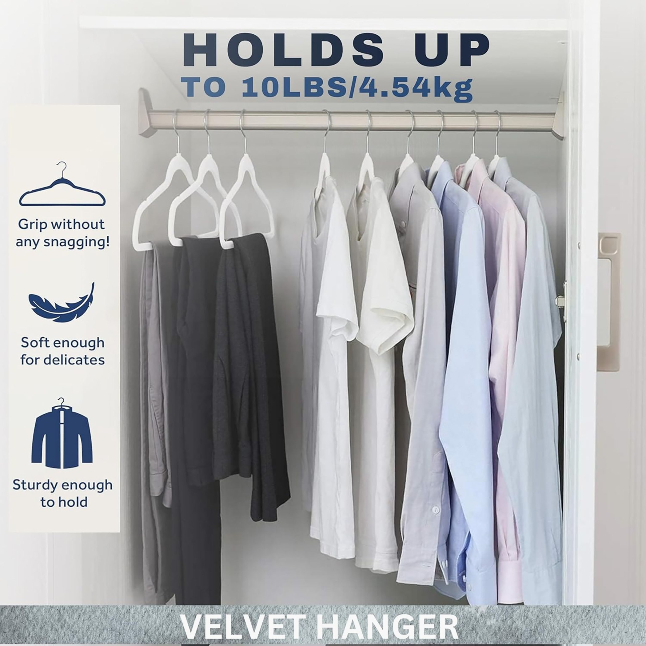 طقم علاقات مخملية 24 قطعة من اميتي-hbxhomeware-bathandlaundry-clothesdryingracks-image-2
