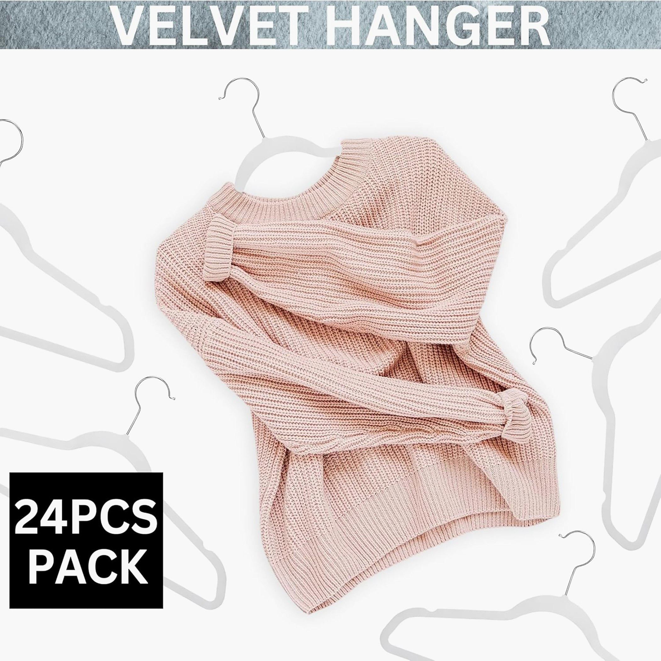 طقم علاقات مخملية 24 قطعة من اميتي-hbxhomeware-bathandlaundry-clothesdryingracks-image-3