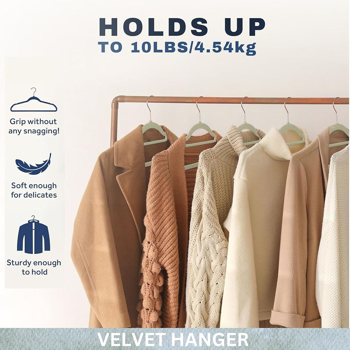 طقم علاقات مخملية 24 قطعة من أميتي-hbxhomeware-bathandlaundry-clothesdryingracks-image-2