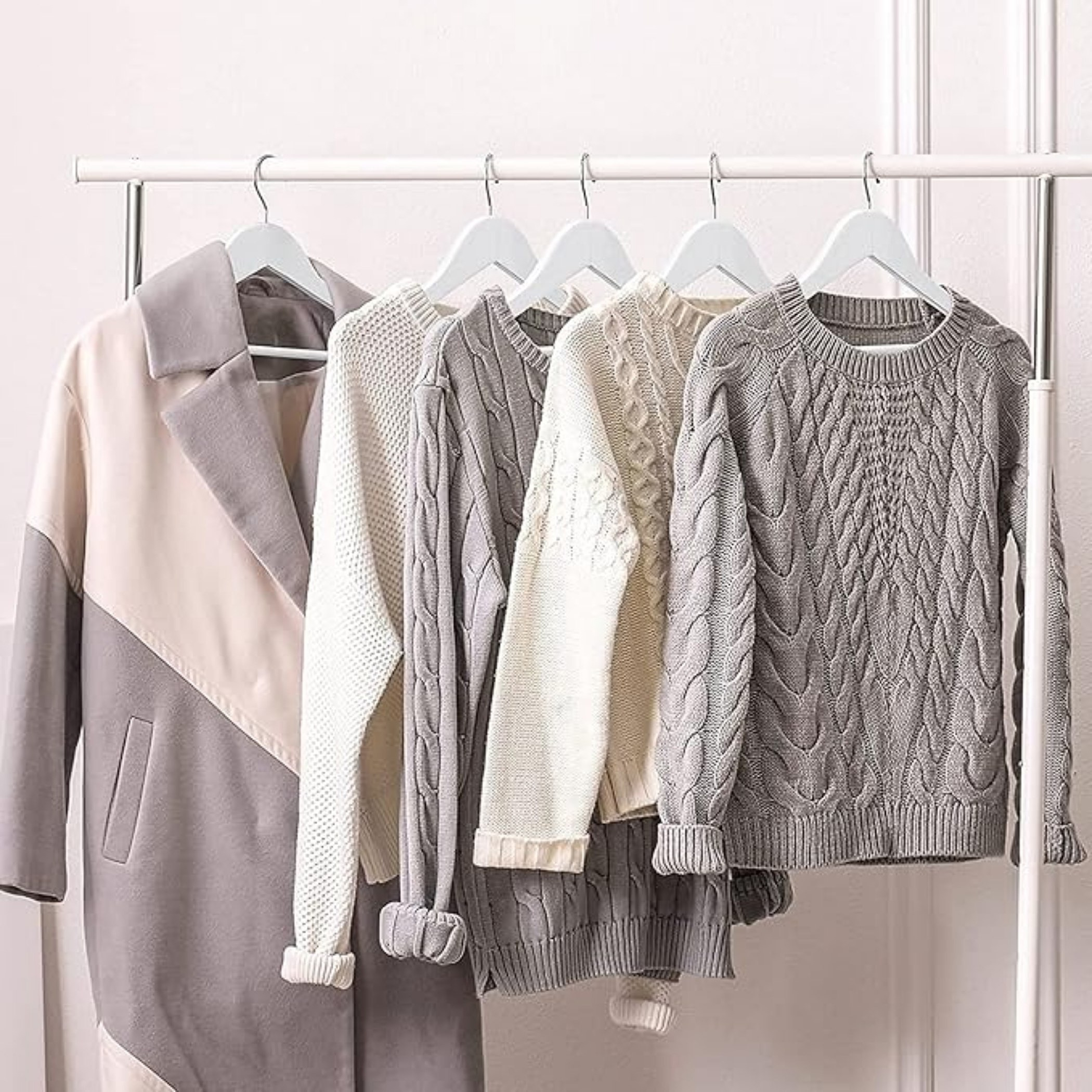 طقم علاقات ملابس خشبية 12 قطعة-hbxhomeware-bathandlaundry-clothesdryingracks-image-3