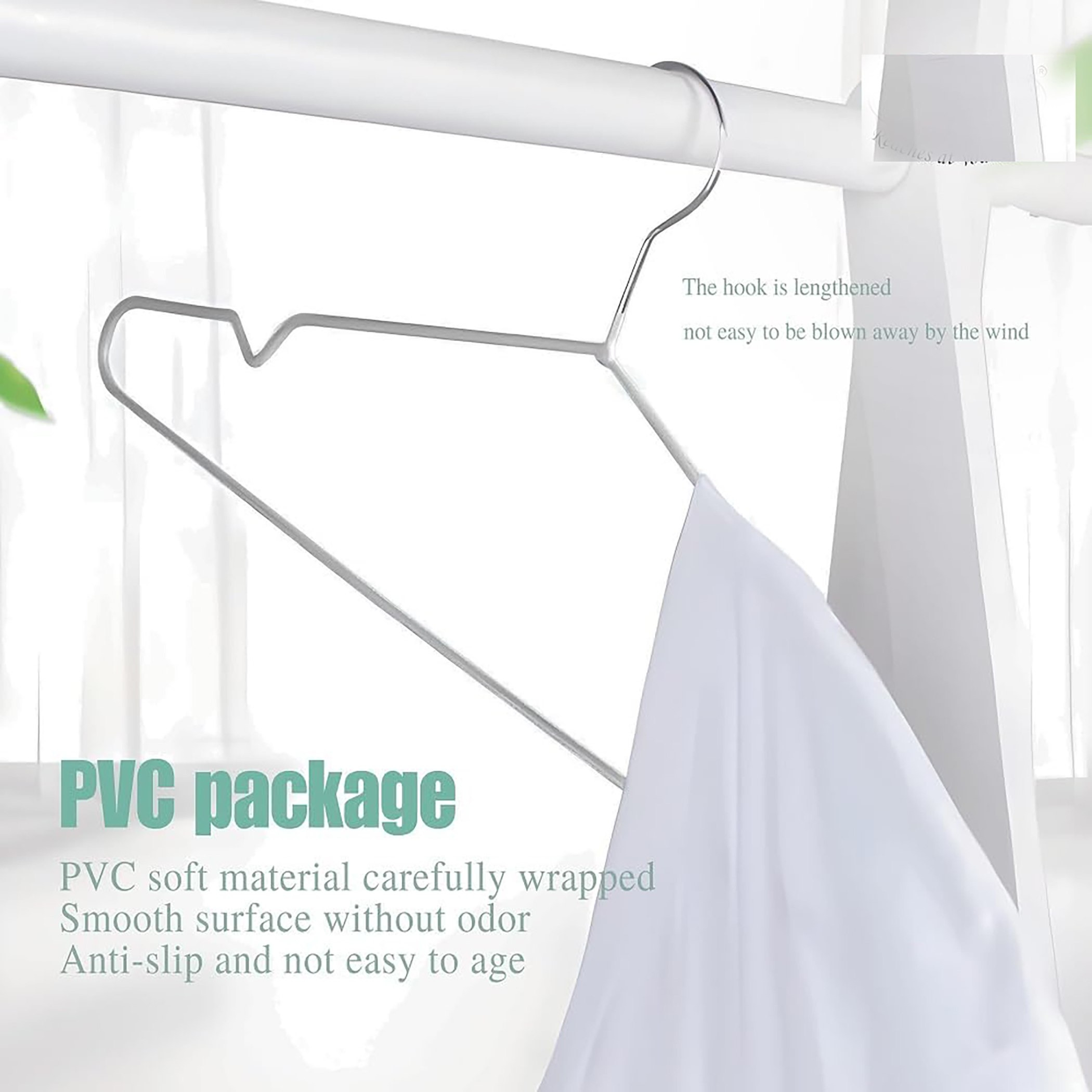 طقم علاقات ملابس معدنية 24 قطعة من اميتي - 40 سم-hbxhomeware-bathandlaundry-clothesdryingracks-image-2