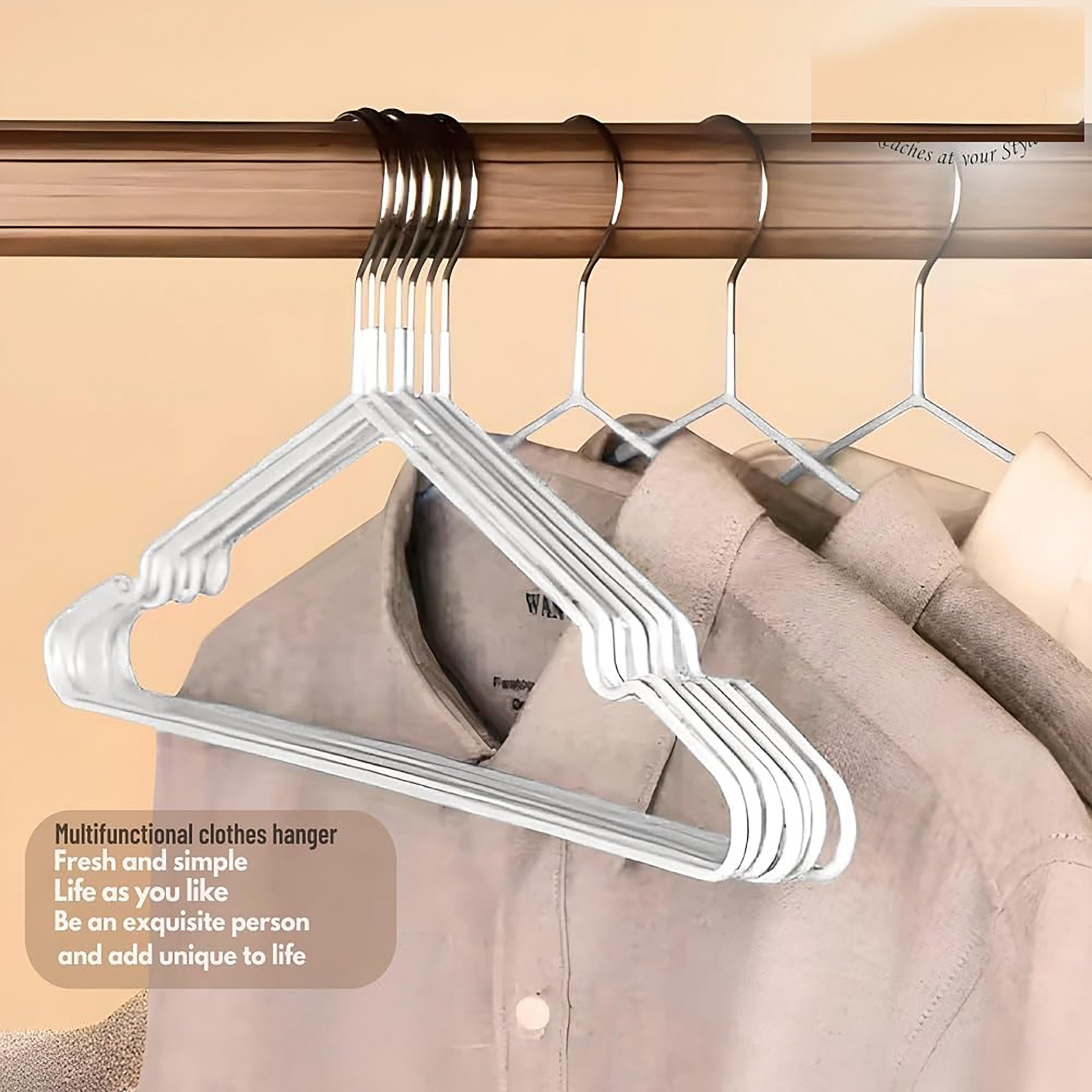 طقم علاقات ملابس معدنية 24 قطعة من اميتي - 40 سم-hbxhomeware-bathandlaundry-clothesdryingracks-image-5
