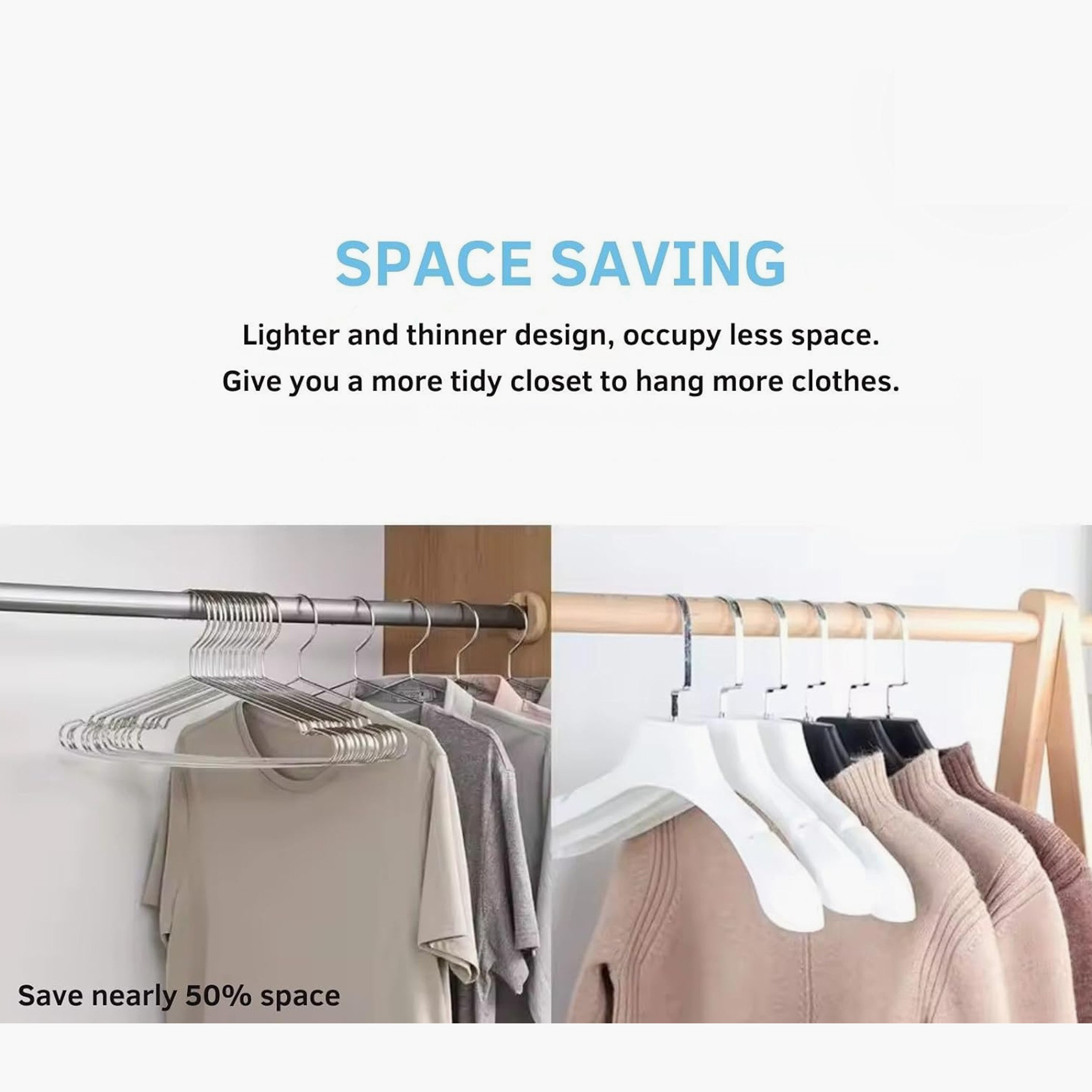 طقم علاقات ستانليس ستيل 5 قطع من اميتي-hbxhomeware-bathandlaundry-clothesdryingracks-image-4