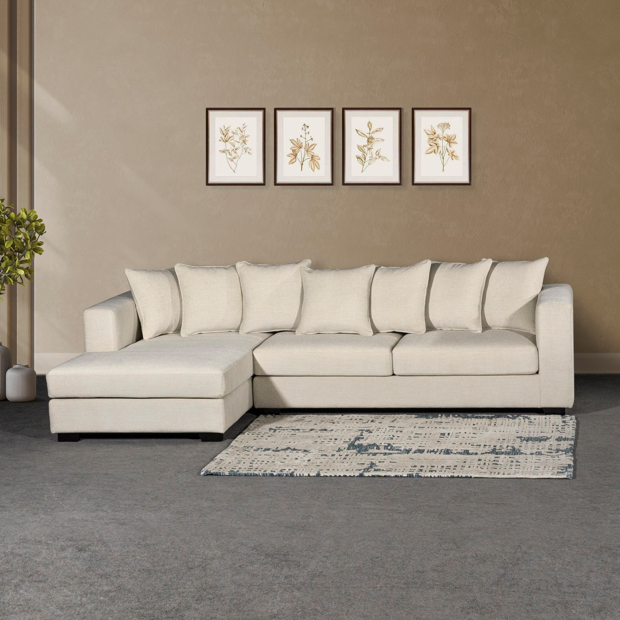 كنبة ركنية يسار قماش بـ5 مقاعد و7 وسائد نكست من أسبين-hbxlivingroom-sofasandarmchairs-cornersofas-image-1