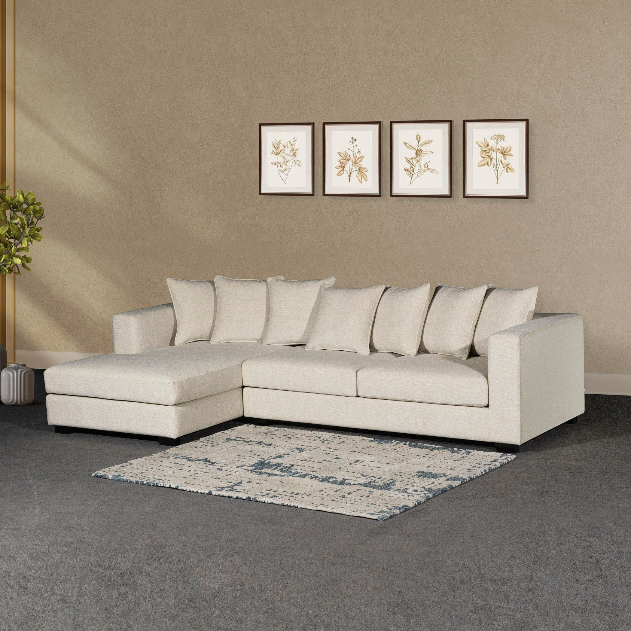 كنبة ركنية يسار قماش بـ5 مقاعد و7 وسائد نكست من أسبين-hbxlivingroom-sofasandarmchairs-cornersofas-image-2