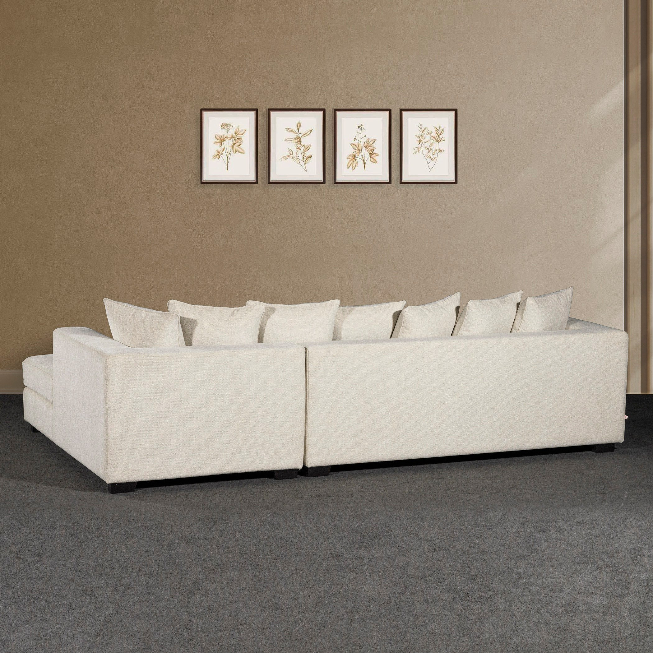كنبة ركنية يمين قماش بـ5 مقاعد و7 وسائد نكست من أسبين-hbxlivingroom-sofasandarmchairs-cornersofas-image-3
