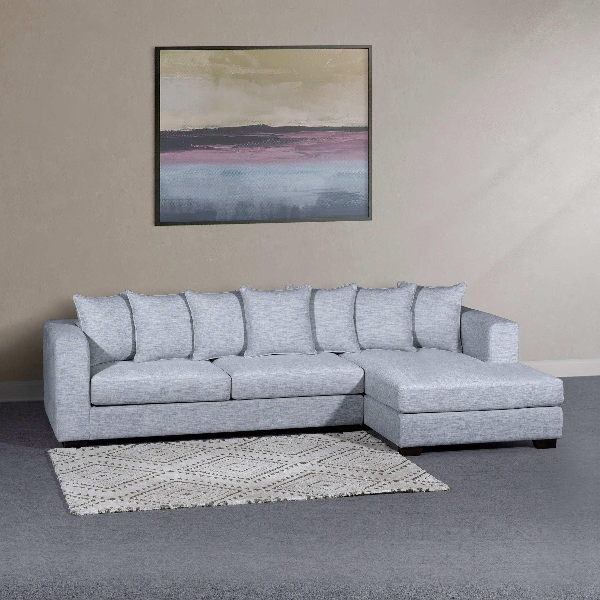 Aspen 5-Seater Right Corner Fabric Sofa with 7 Cushions-hbxlivingroom-sofasandarmchairs-cornersofas-image-2