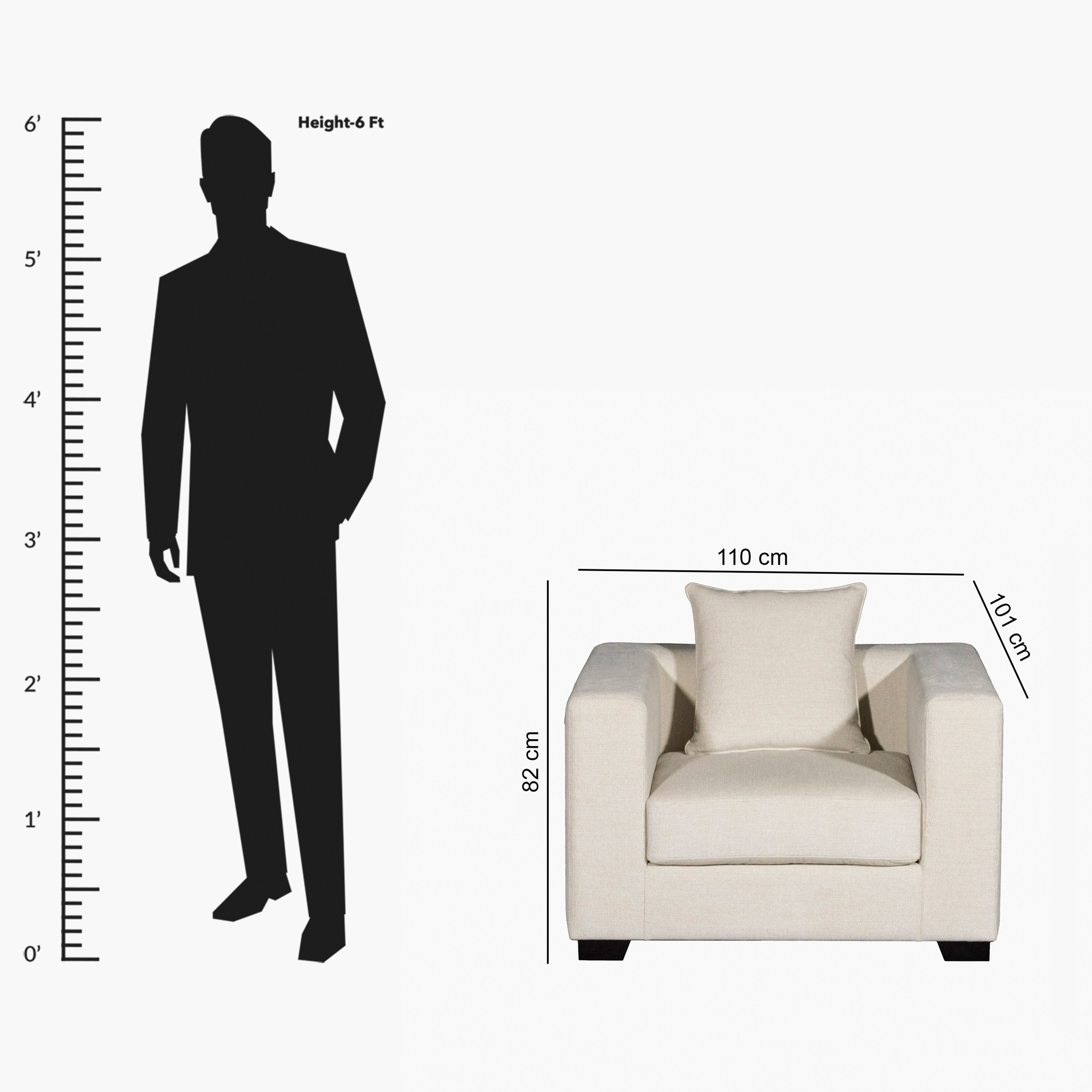 Aspen NXT Fabric Armchair Sofa with Cushion-hbxlivingroom-sofasandarmchairs-sofas-image-5