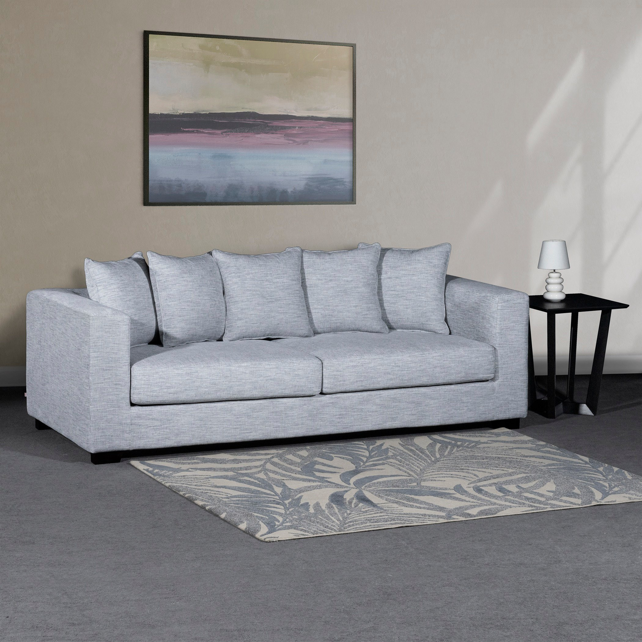 Aspen 3-Seater Fabric Sofa with 5 Cushions-hbxlivingroom-sofasandarmchairs-sofas-image-2