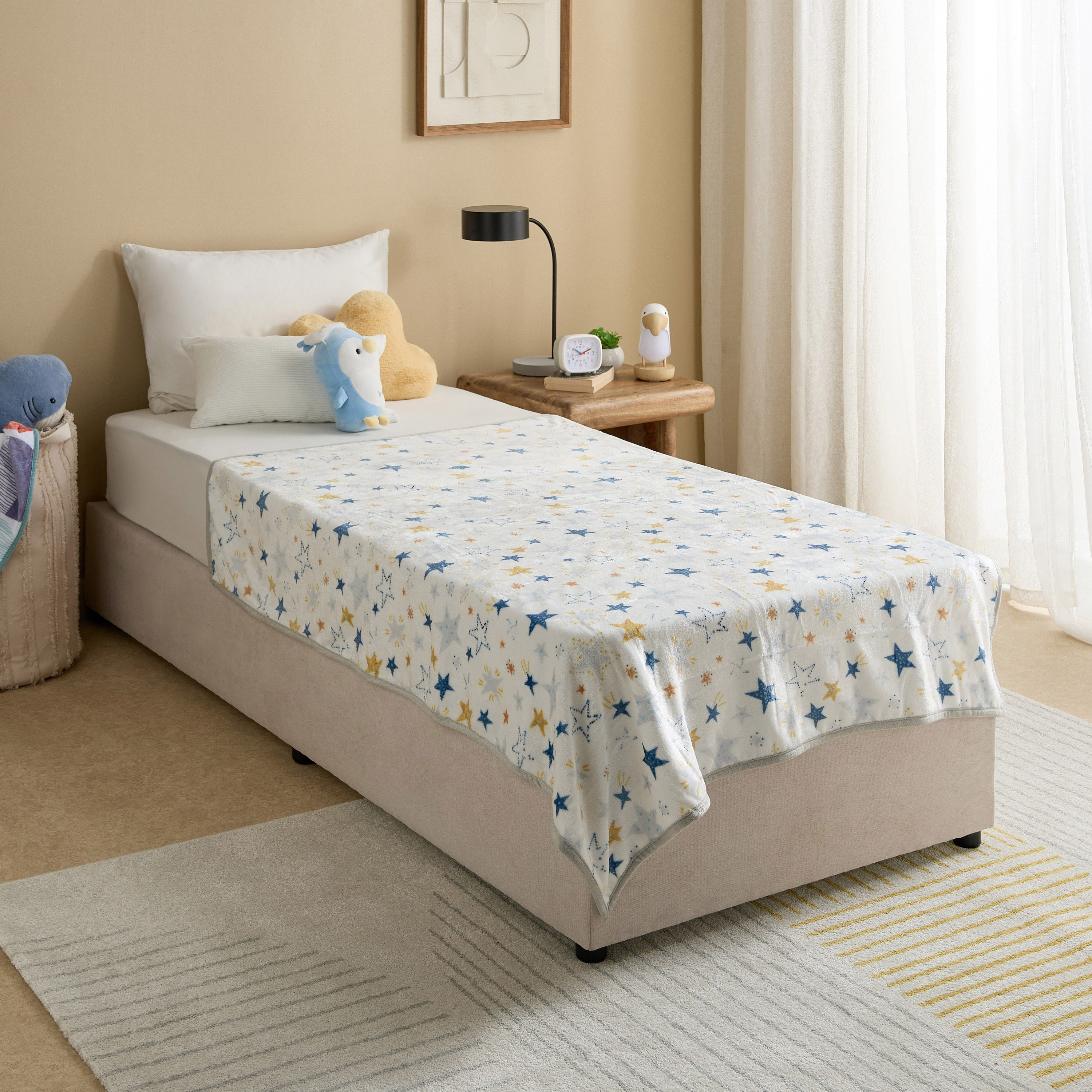 Tom Prague Printed Flannel Fleece Blanket with Piping - 120x160 cm-hbxhomeware-hbxkidsandyouth-image-6