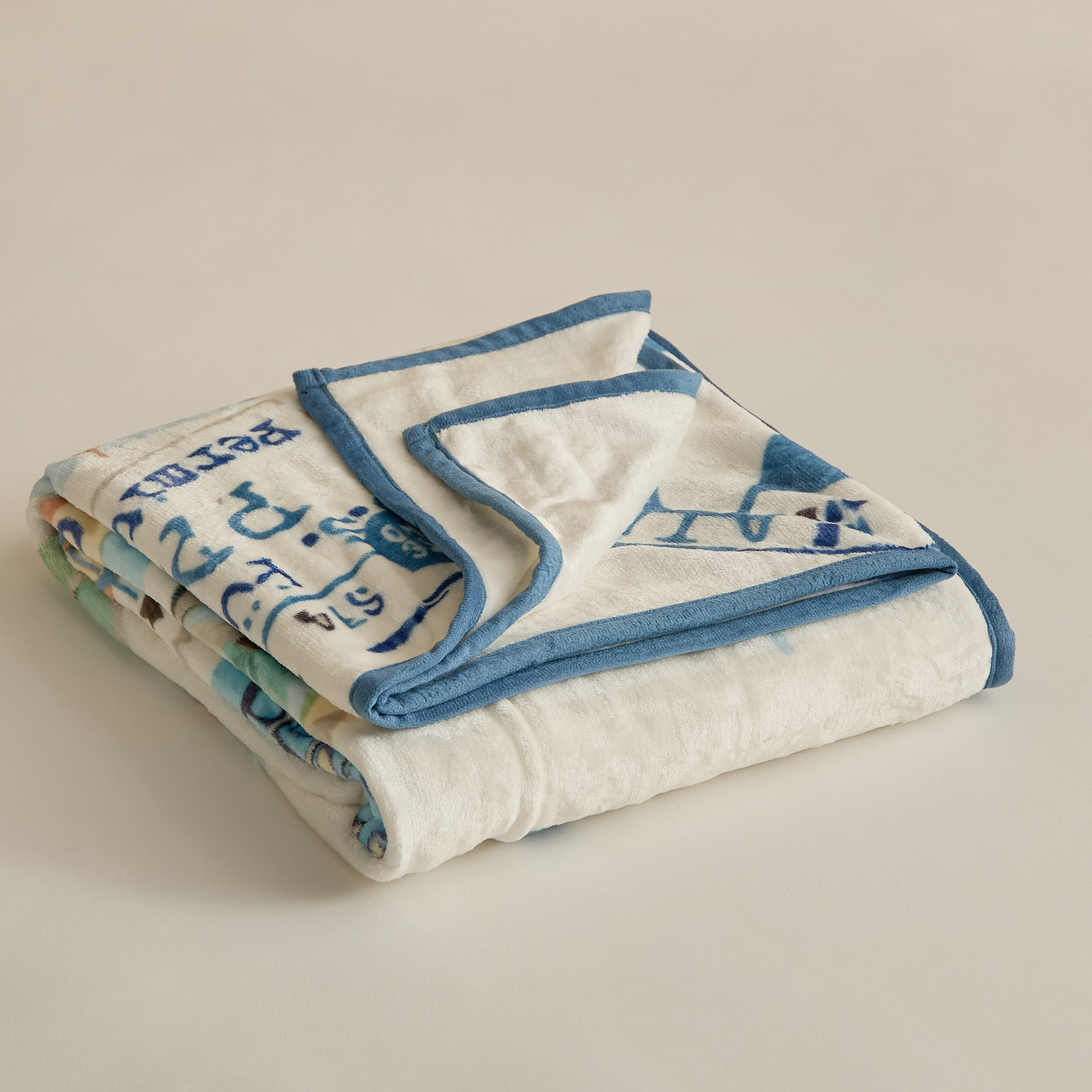 Tom Orb Flannel Fleece Printed with Piping Blanket - 140x200 cm-hbxhomeware-hbxkidsandyouth-image-1