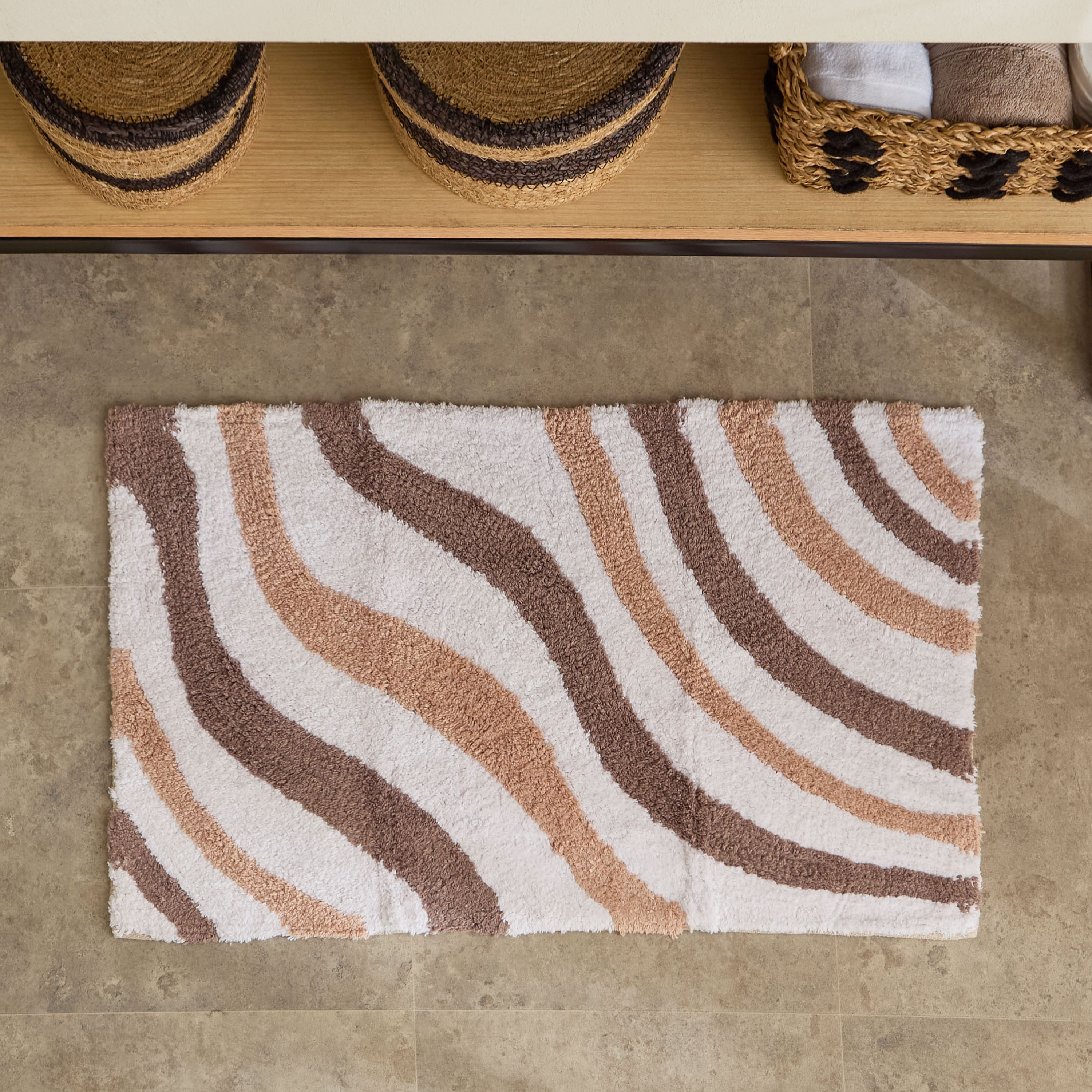 Milton Haven 2-Piece Cotton Bath Mat Set - 50x80+40 cm-hbxbedroom-floorcoverings-bathmats-image-2