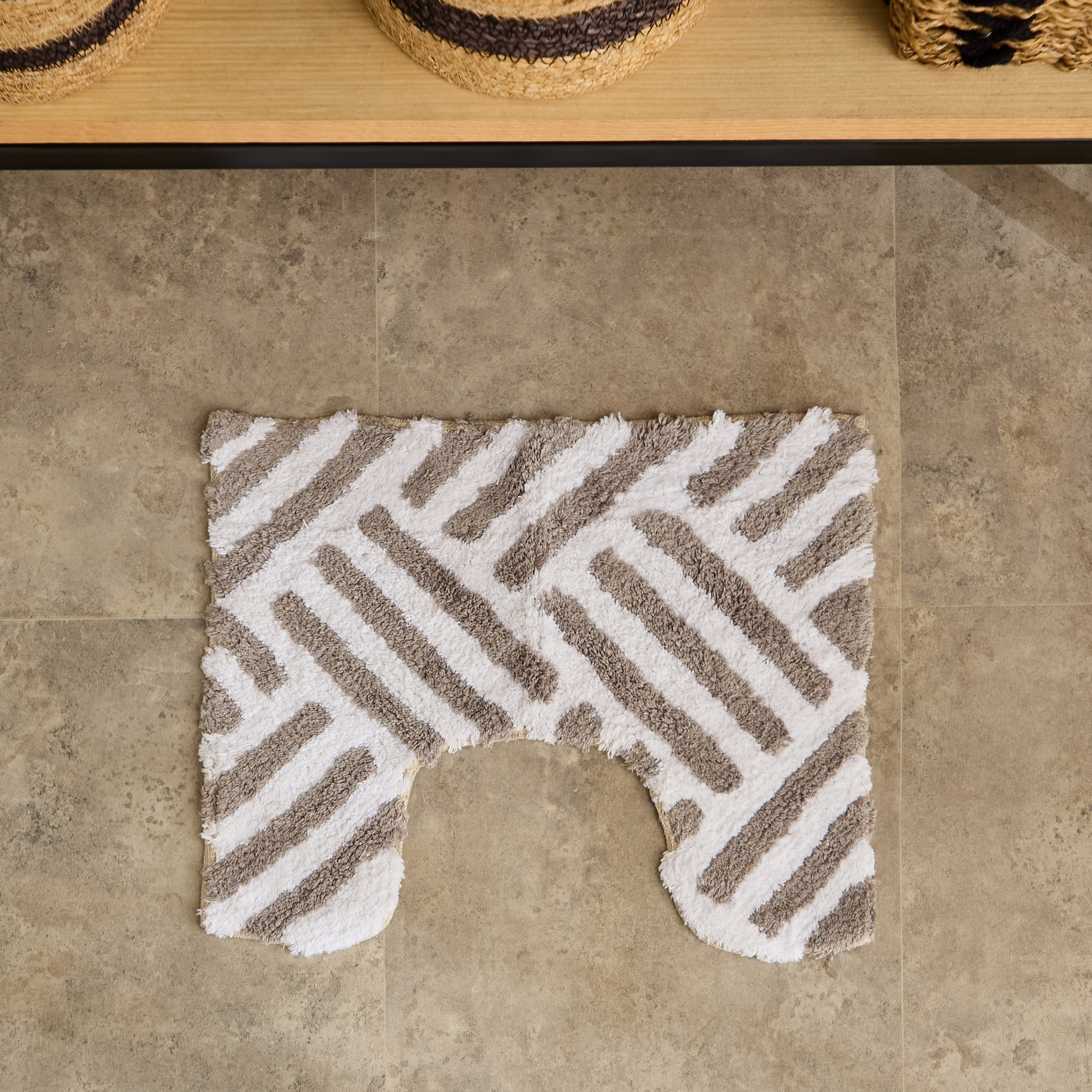 Milton Vive 2-Piece Cotton Bath Mat Set - 50x80+40 cm-hbxbedroom-floorcoverings-bathmats-image-3