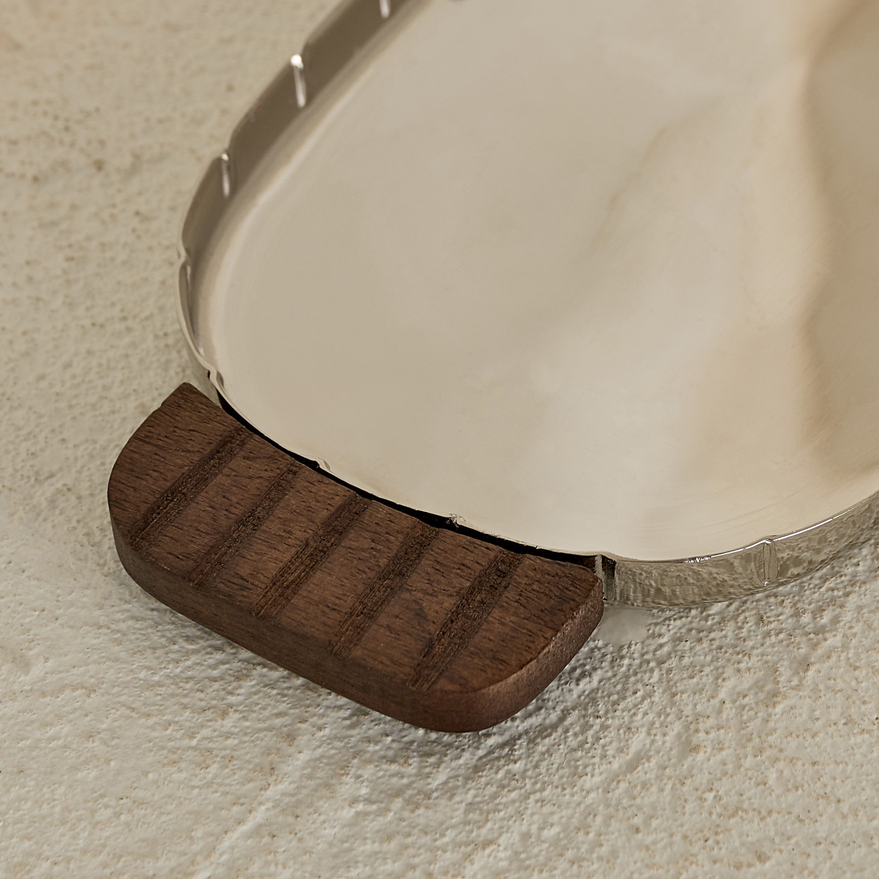 Sifat Terrano Decorative Oval Tray with Handles - 33x14x1 cm-hbxhomeware-hbxdecorandfurnishings-image-3