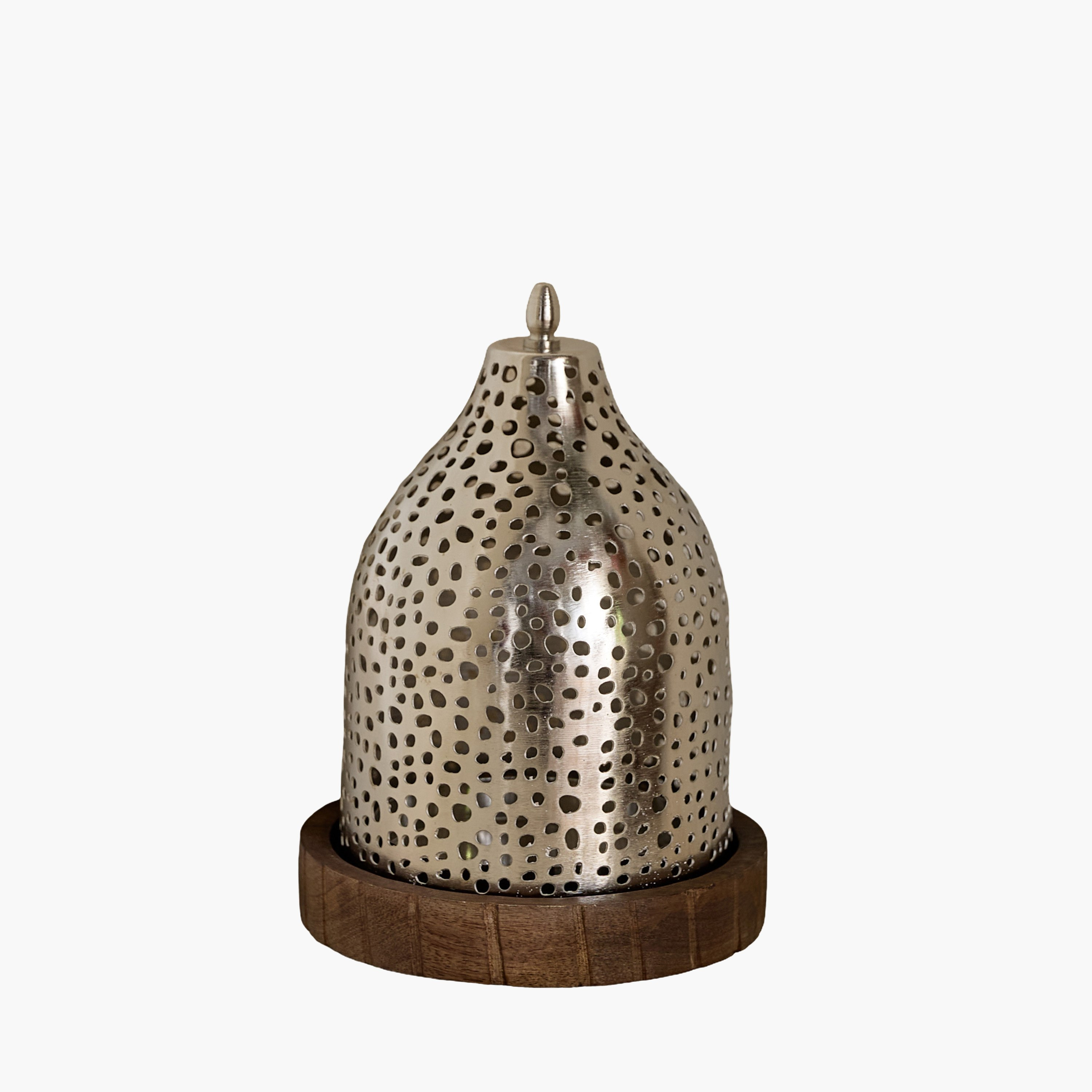 حامل شموع جالي بقاعدة من صفات تيرانو - 15x15x22 سم-hbxlivingroom-decorandaccessories-candleholders-image-6