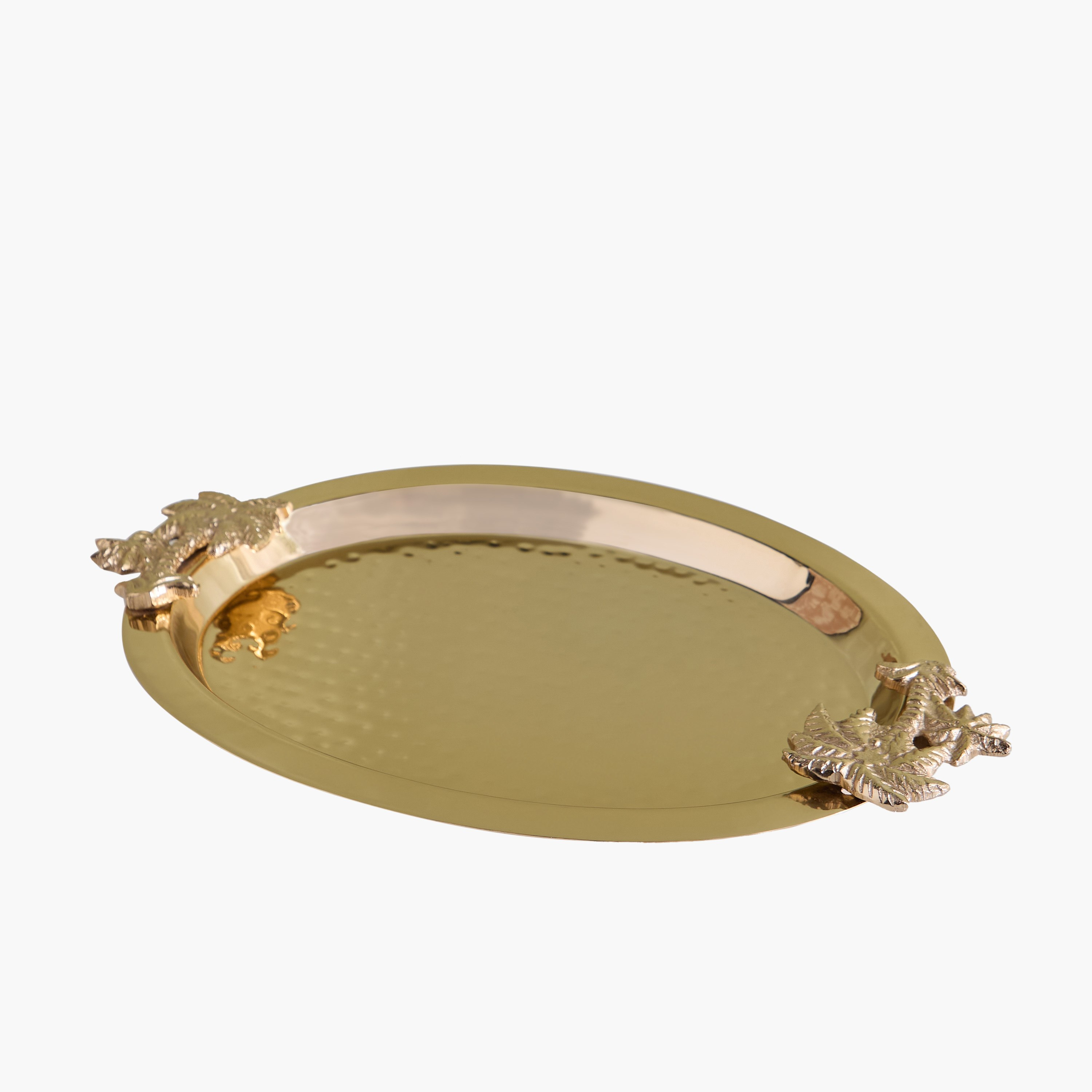 Sands & Palms Sahra Metal Oval Decorative Tray - 40x28.5x3 cm-hbxhomeware-hbxdecorandfurnishings-image-5
