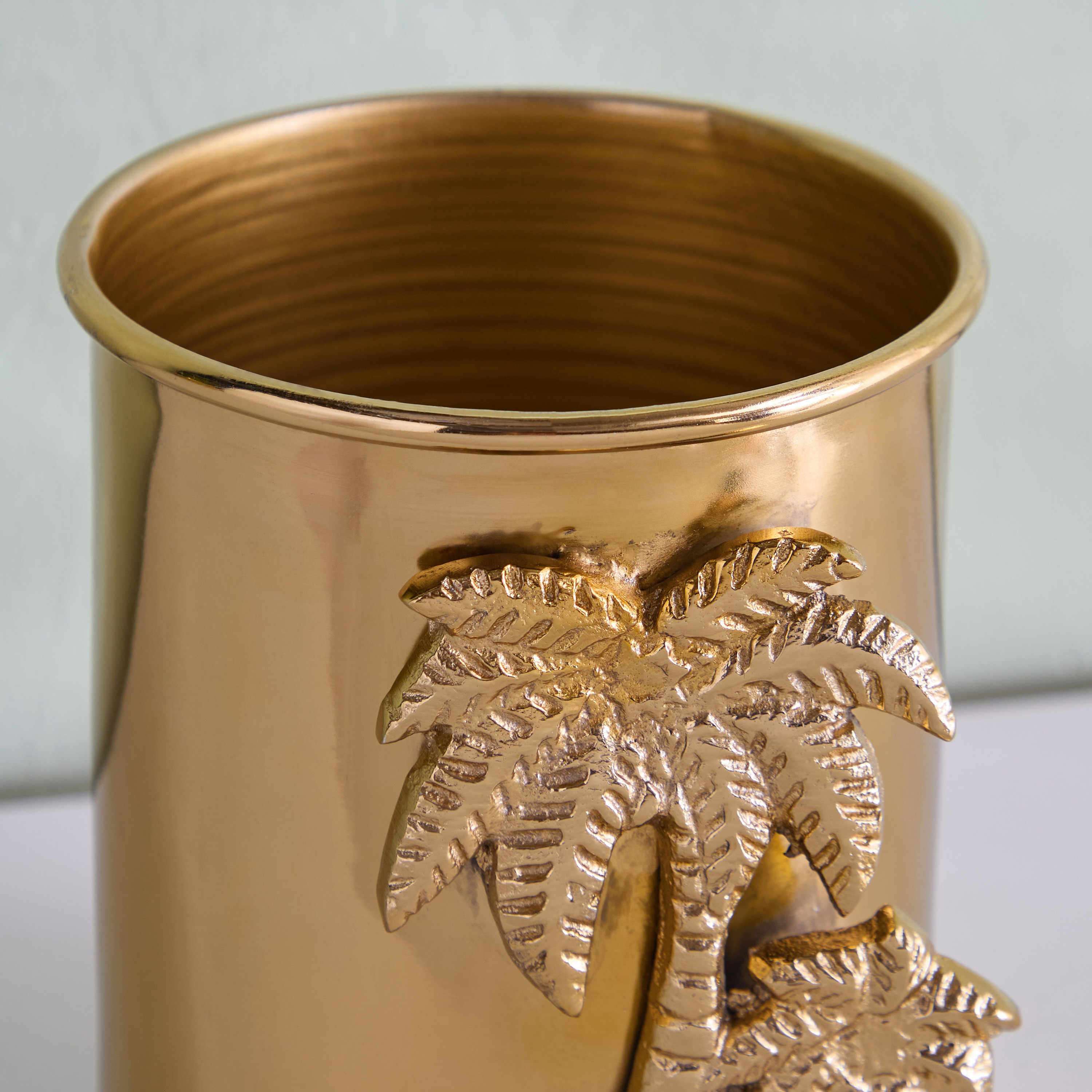 Sands & Palms Sahra Metal Decorative Planter - 14x14x16 cm-hbxhomeware-hbxdecorandfurnishings-image-3