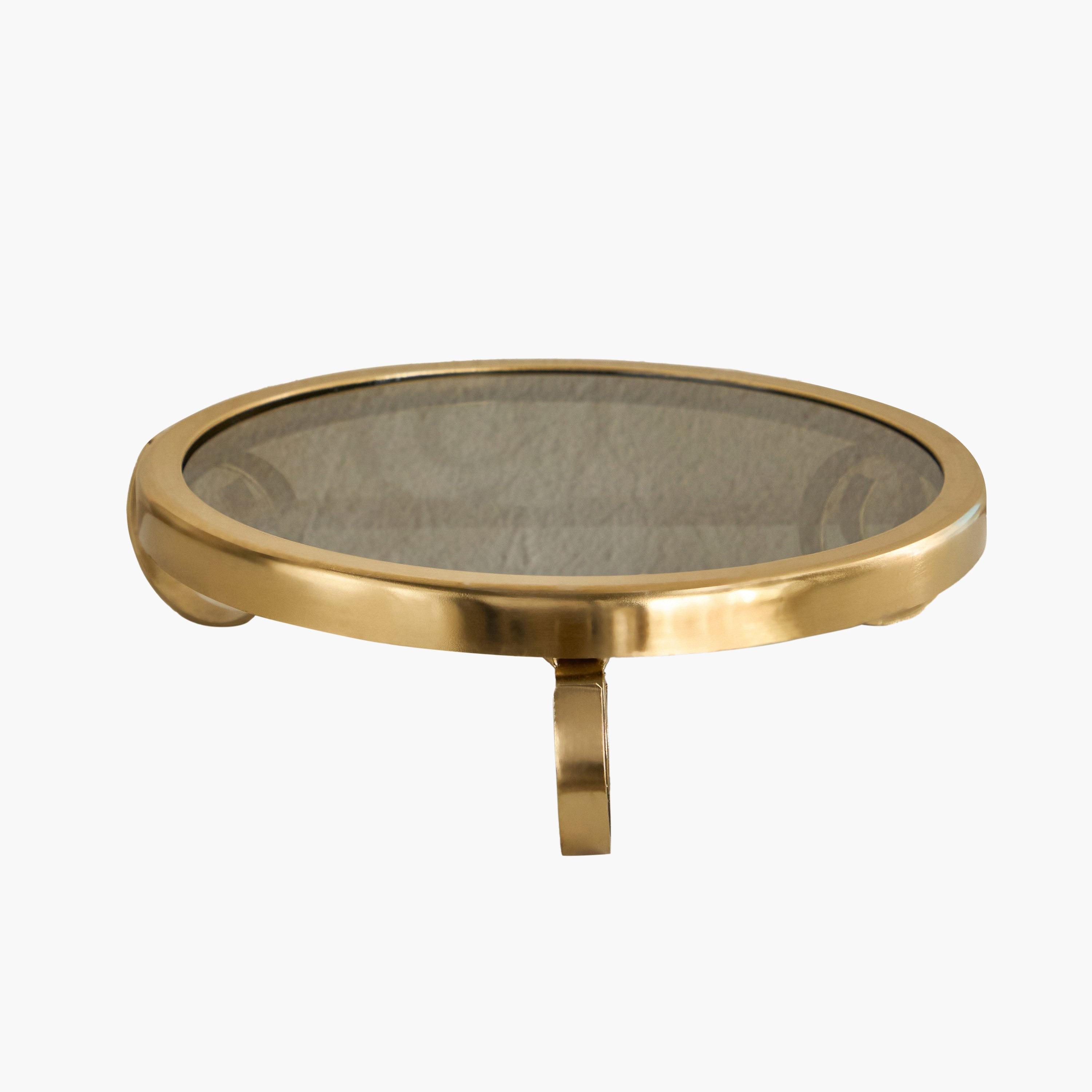 Sands and Palms Sahra Decorative Metal Footed Stand - 28x28x7 cm-hbxhomeware-hbxdecorandfurnishings-image-5