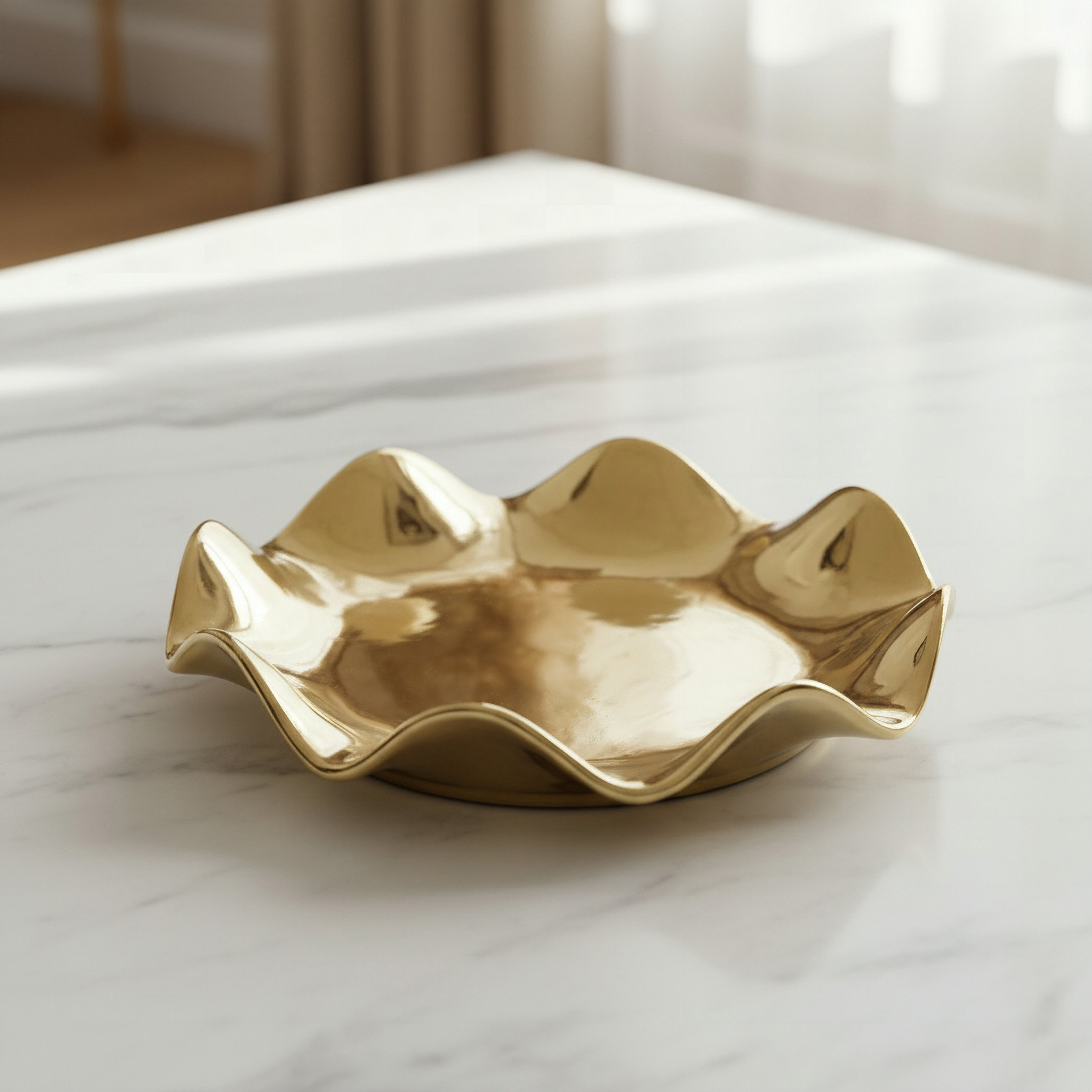 Aurum Titany Vianna Decorative Tray - 28.5x28.5x5.2 cm-hbxhomeware-hbxdecorandfurnishings-image-1