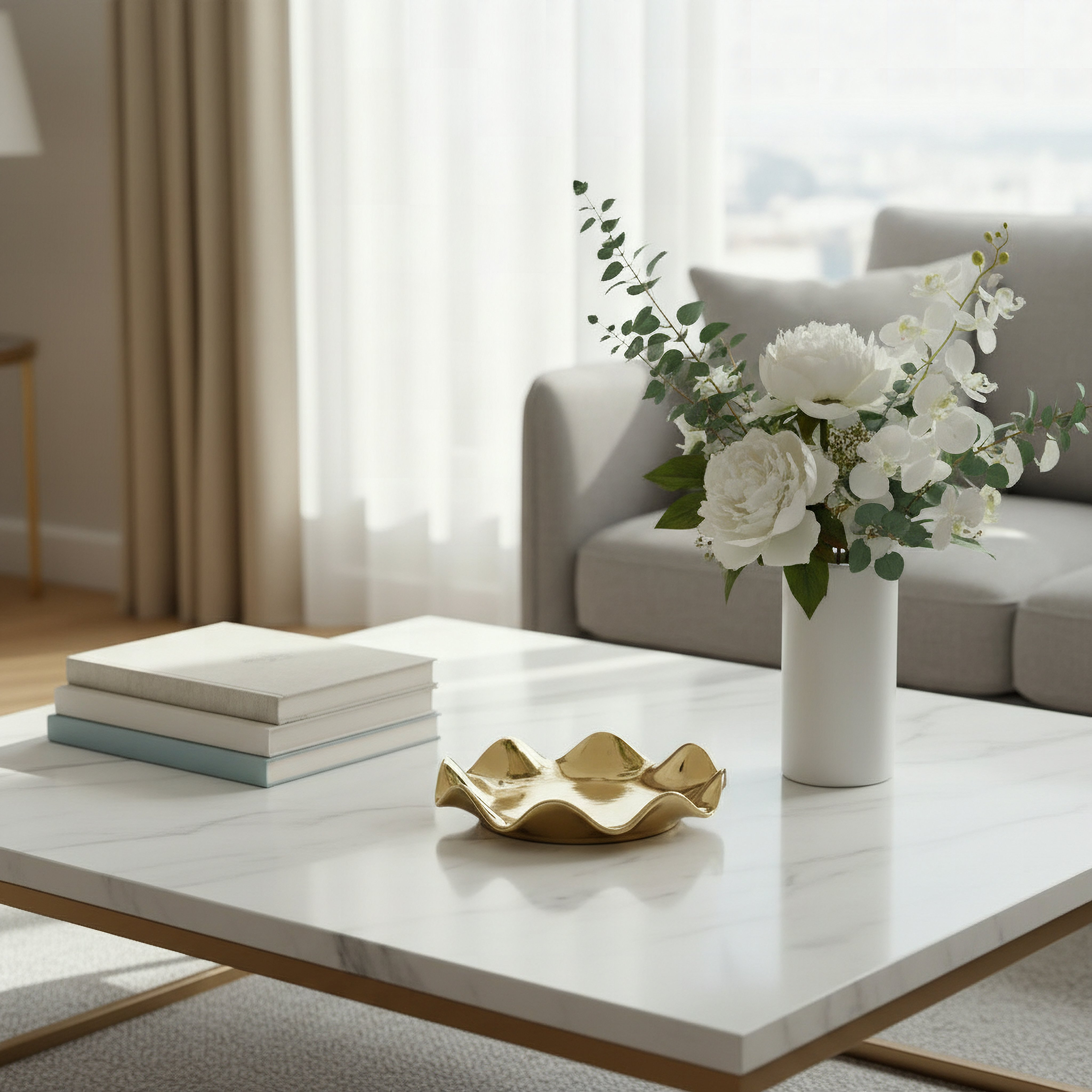 Aurum Titany Vianna Decorative Tray - 28.5x28.5x5.2 cm-hbxhomeware-hbxdecorandfurnishings-image-4