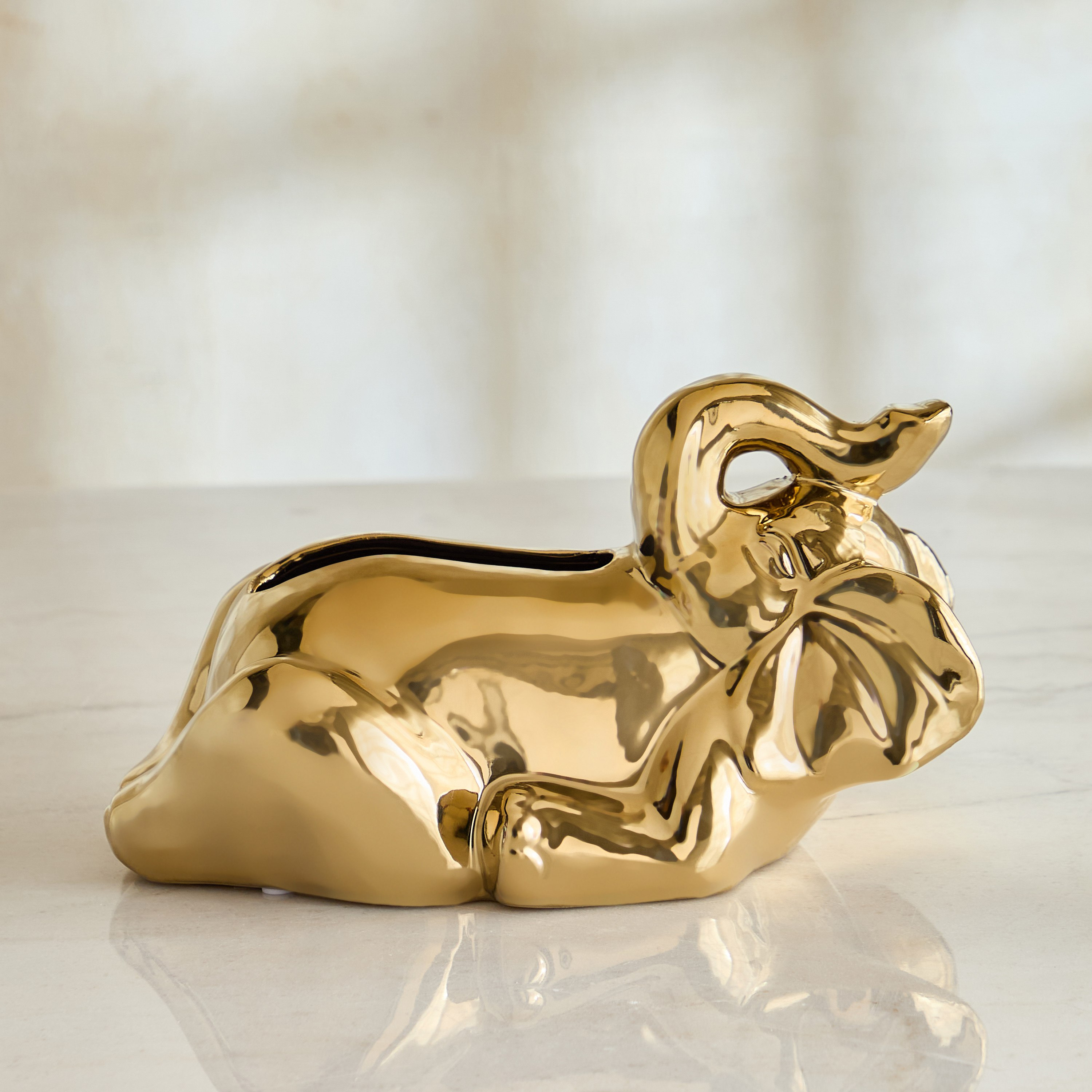 Aurum Titany Vianna Decorative Elephant Tissue Box - 28.2x18.5x15.5 cm-hbxdecorandfurnishings-homeaccessories-novelties-image-6