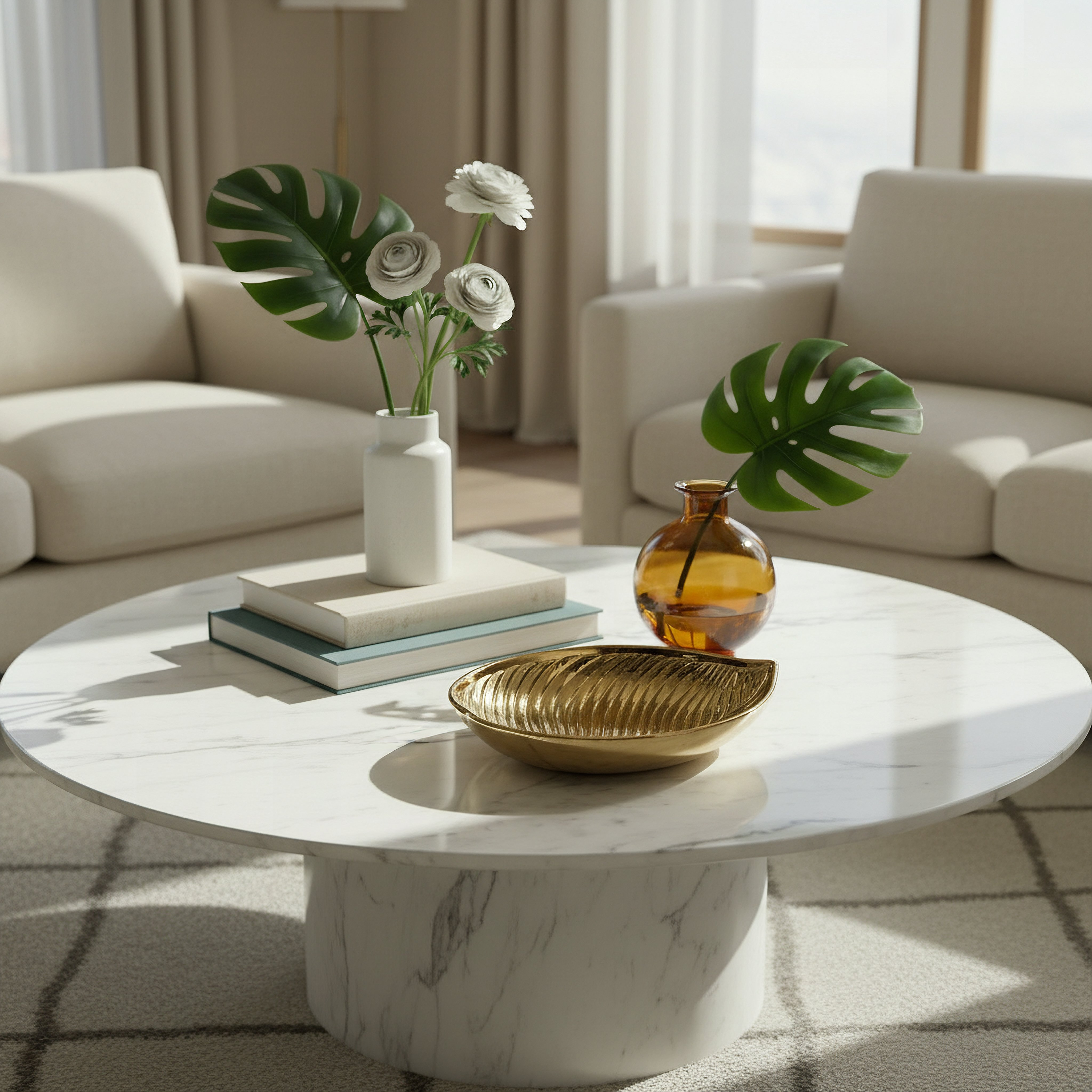 Aurum Titany Vianna Decorative Leaf Platter - 28x29.5x5 cm-hbxhomeware-hbxdecorandfurnishings-image-4
