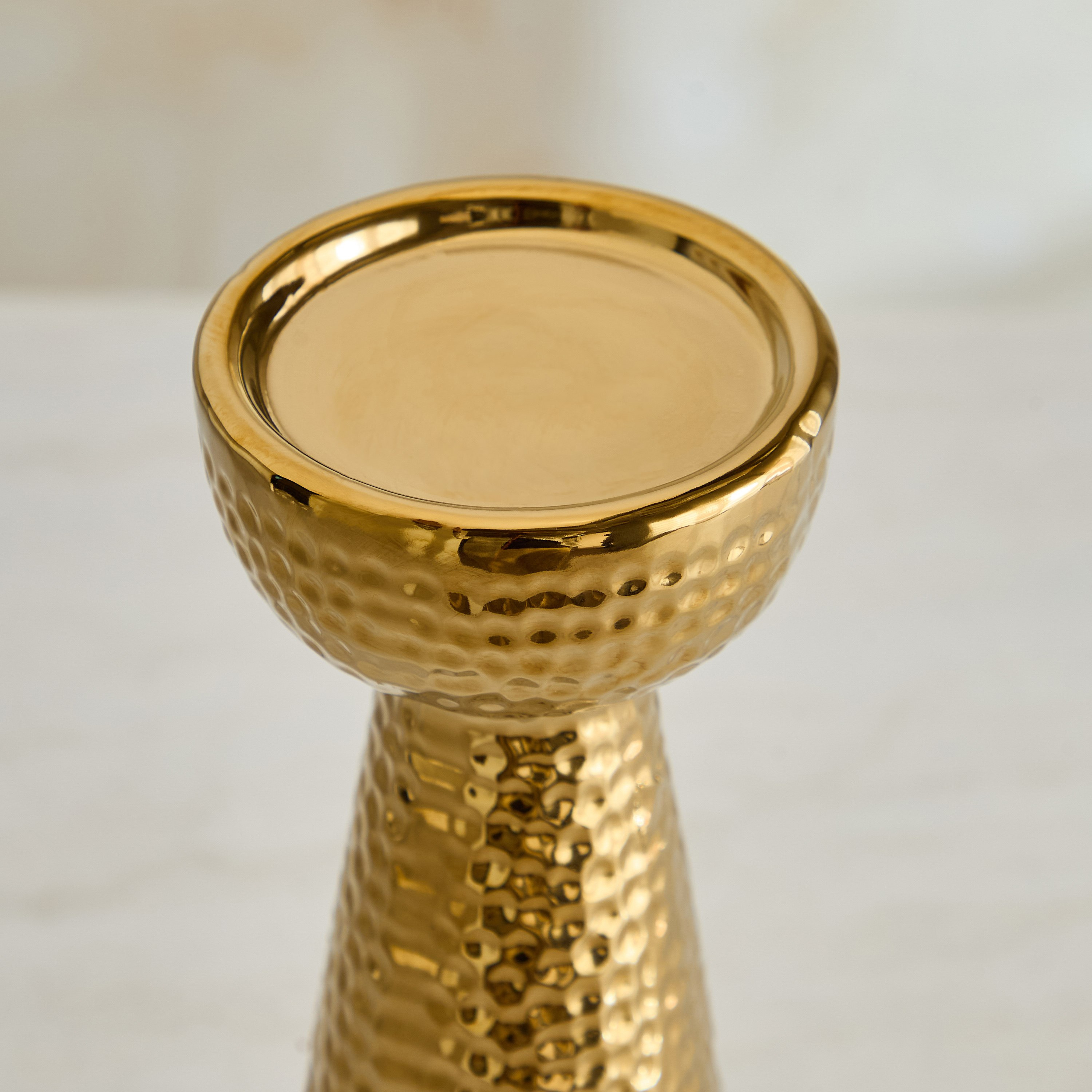 حامل شموع طويلة ديكور تيتاني فيانا من أوروم - 12.5x12.5x34.5سم-hbxlivingroom-decorandaccessories-candleholders-image-3
