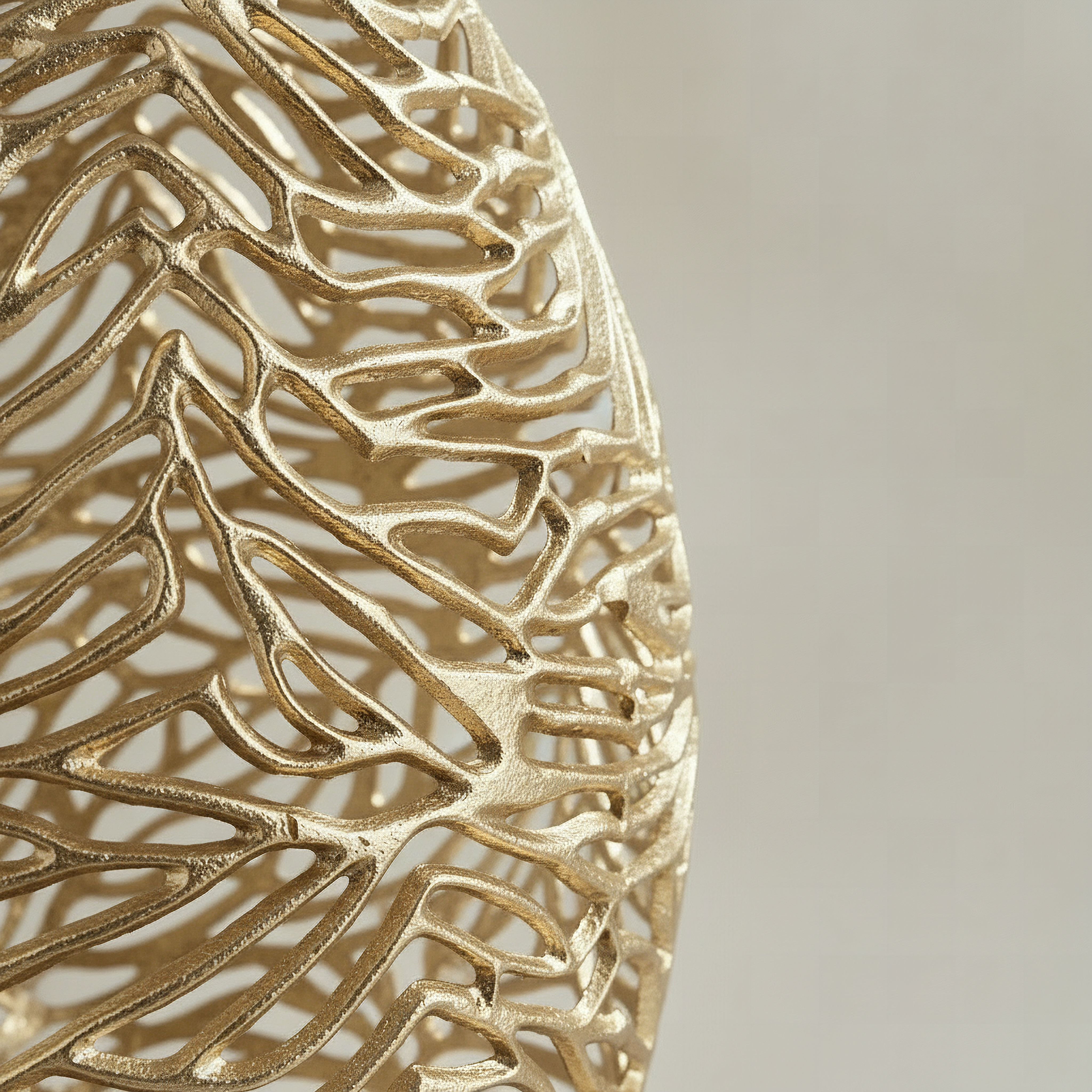 Casa Luxe Decorative Cutwork Vase - 33x33x51 cm-hbxbedroom-decorandaccessories-vases-image-3