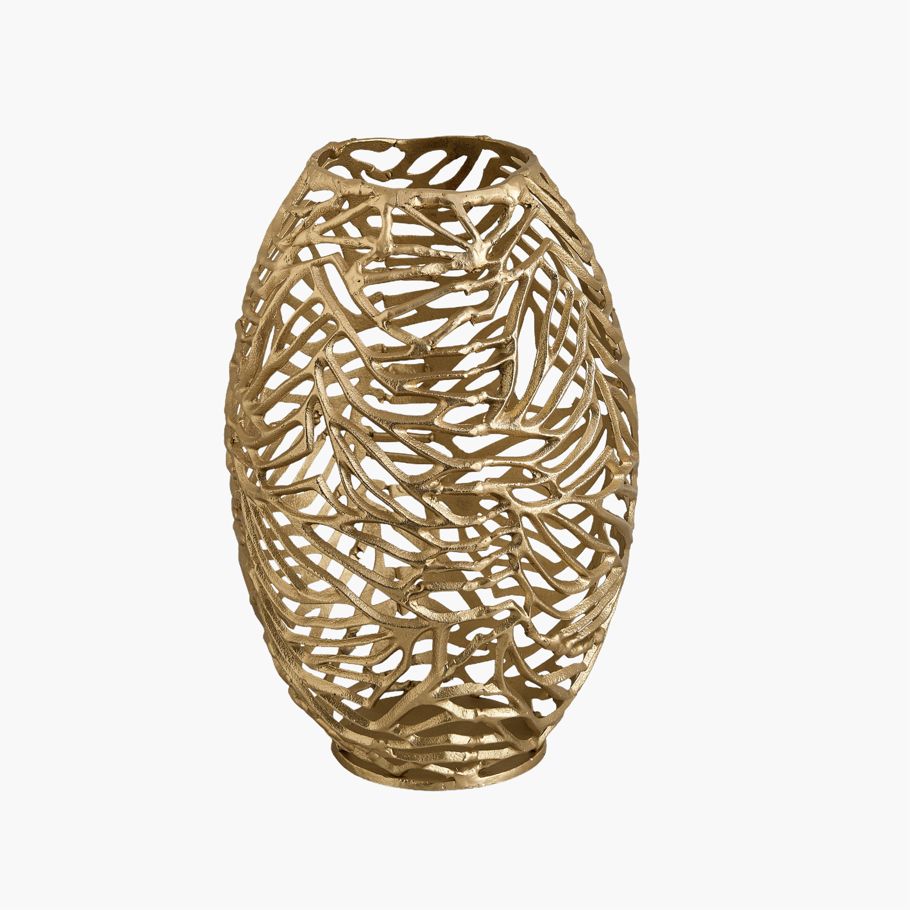 Casa Luxe Decorative Cutwork Vase - 25x25x38 cm-hbxbedroom-decorandaccessories-vases-image-9