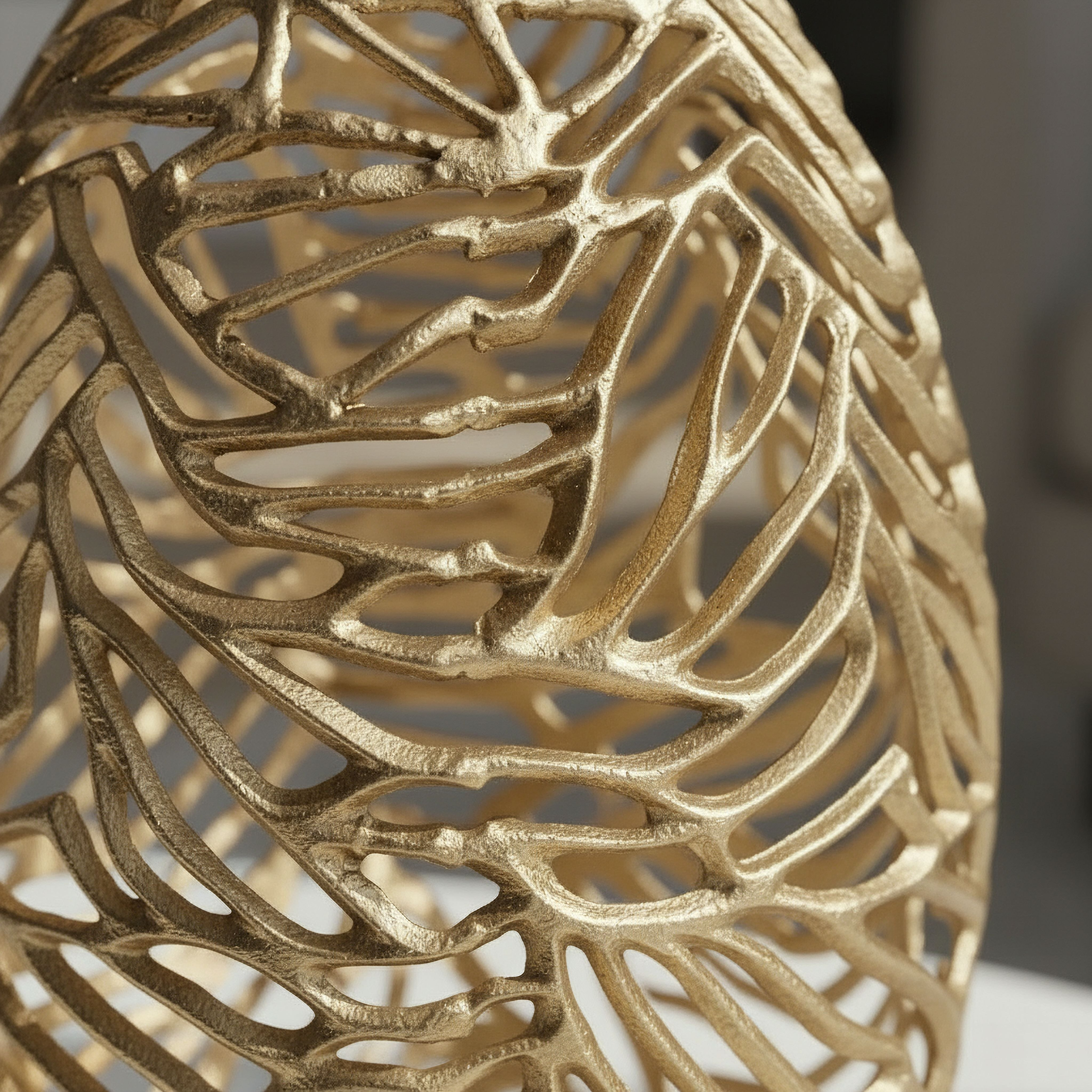Casa Luxe Decorative Cutwork Vase - 25x25x38 cm-hbxbedroom-decorandaccessories-vases-image-3