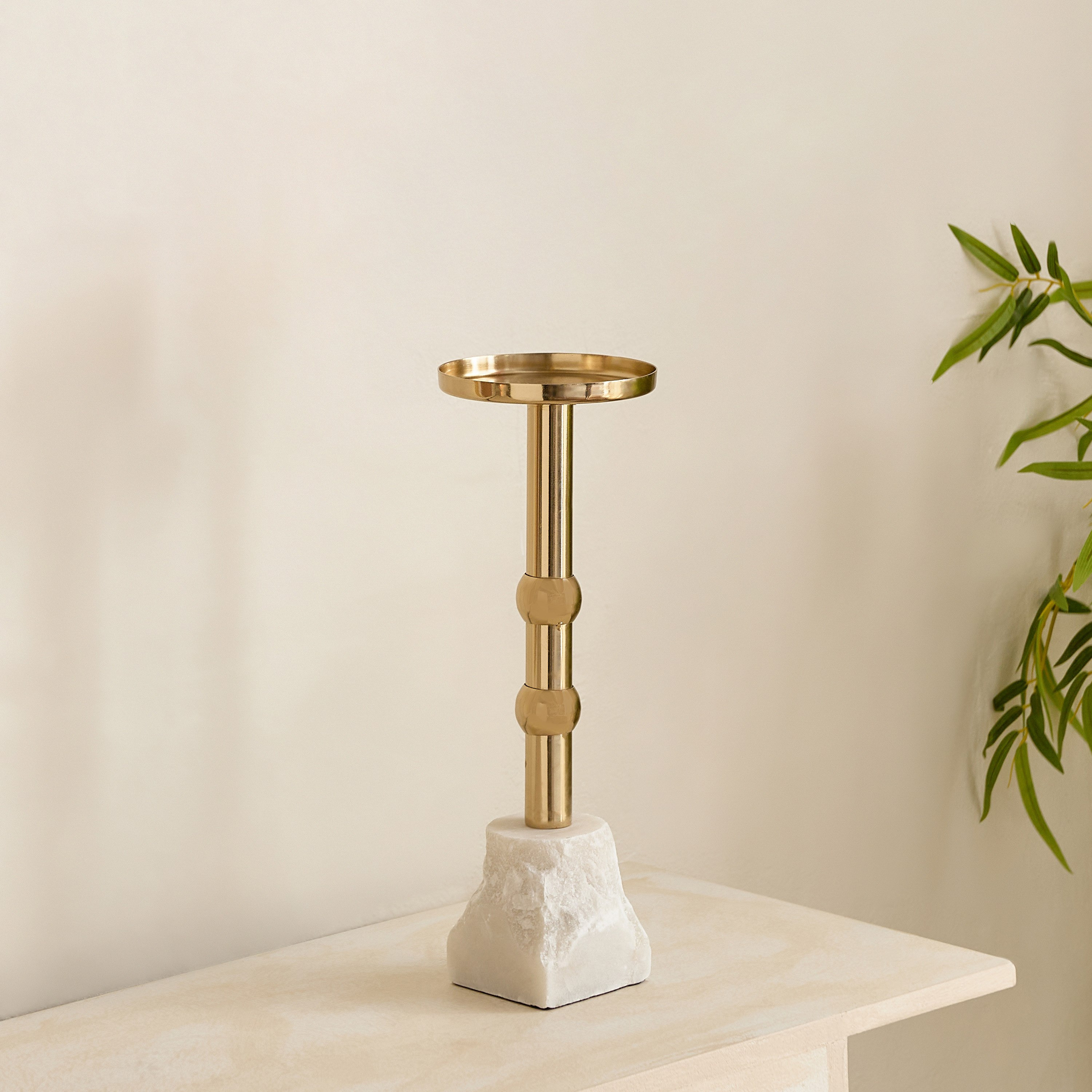 حامل شموع عمودية للديكور من كاسا لوكس - 11x11x32 سم-hbxlivingroom-decorandaccessories-candleholders-image-6