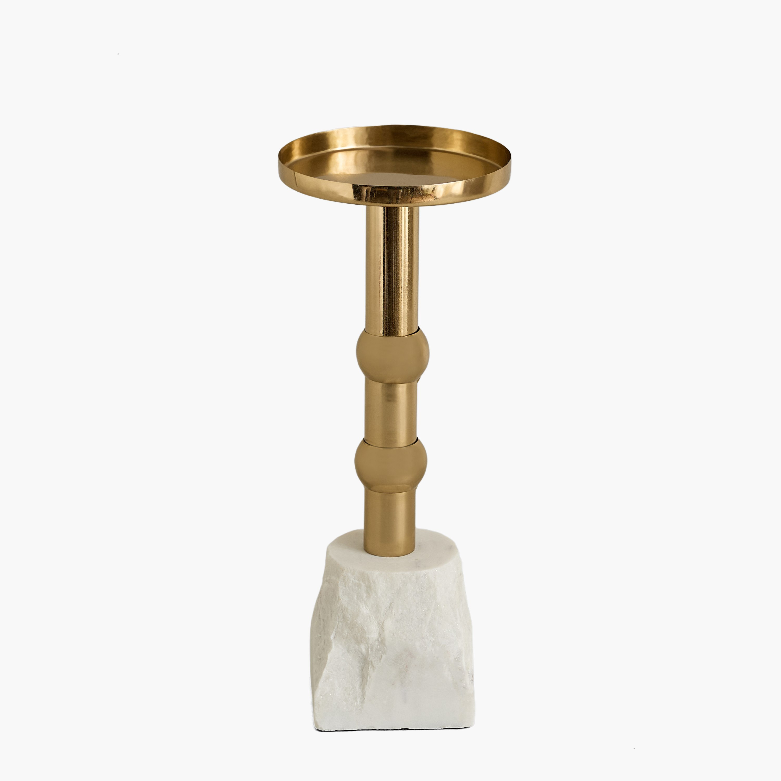 Casa Luxe Decorative Pillar Candleholder - 11x11x28 cm-hbxlivingroom-decorandaccessories-candleholders-image-10
