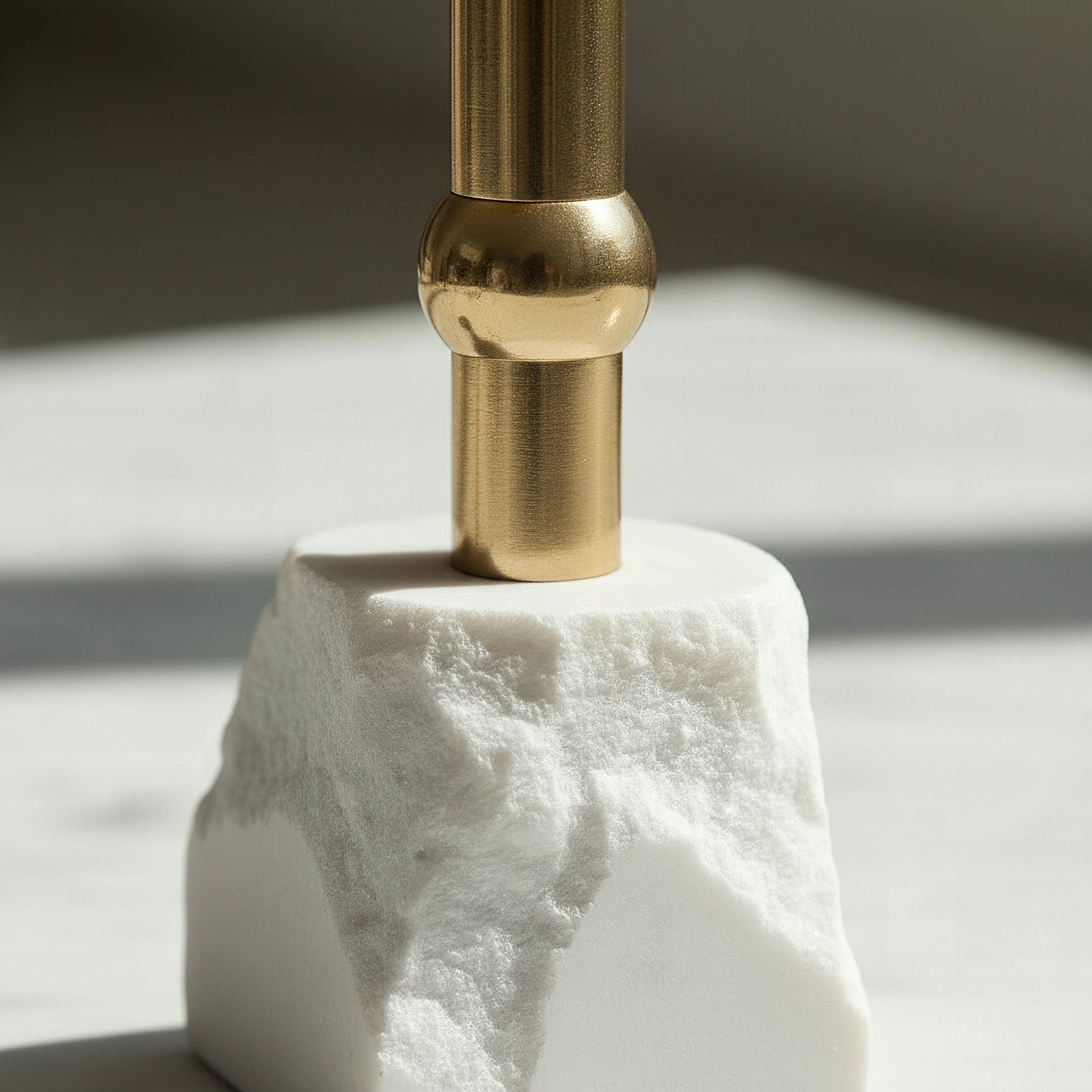 Casa Luxe Decorative Pillar Candleholder - 11x11x28 cm-hbxlivingroom-decorandaccessories-candleholders-image-3