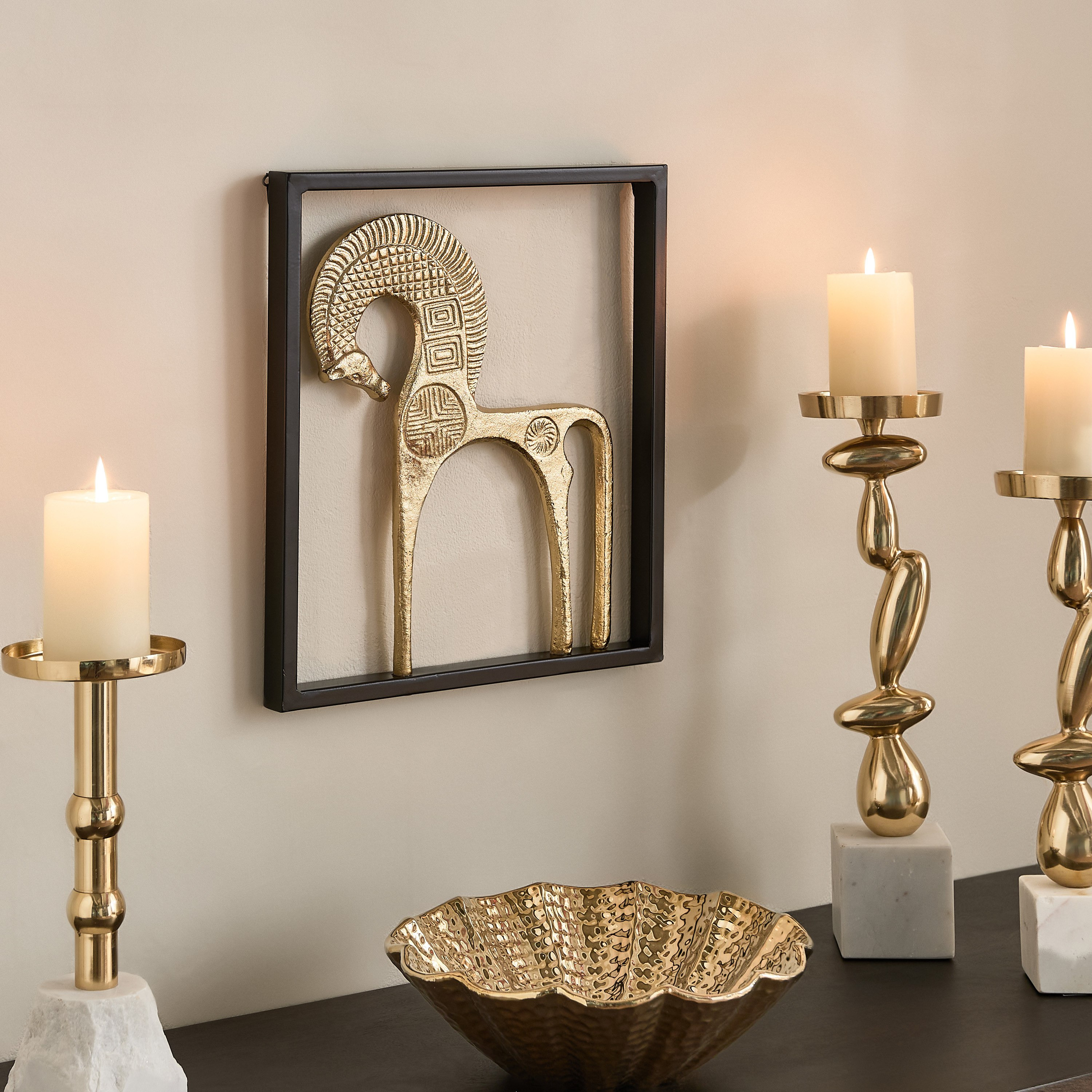 Casa Luxe Decorative Wall Art - 36x33x3 cm-hbxdiningroom-walldecor-wallart-image-4