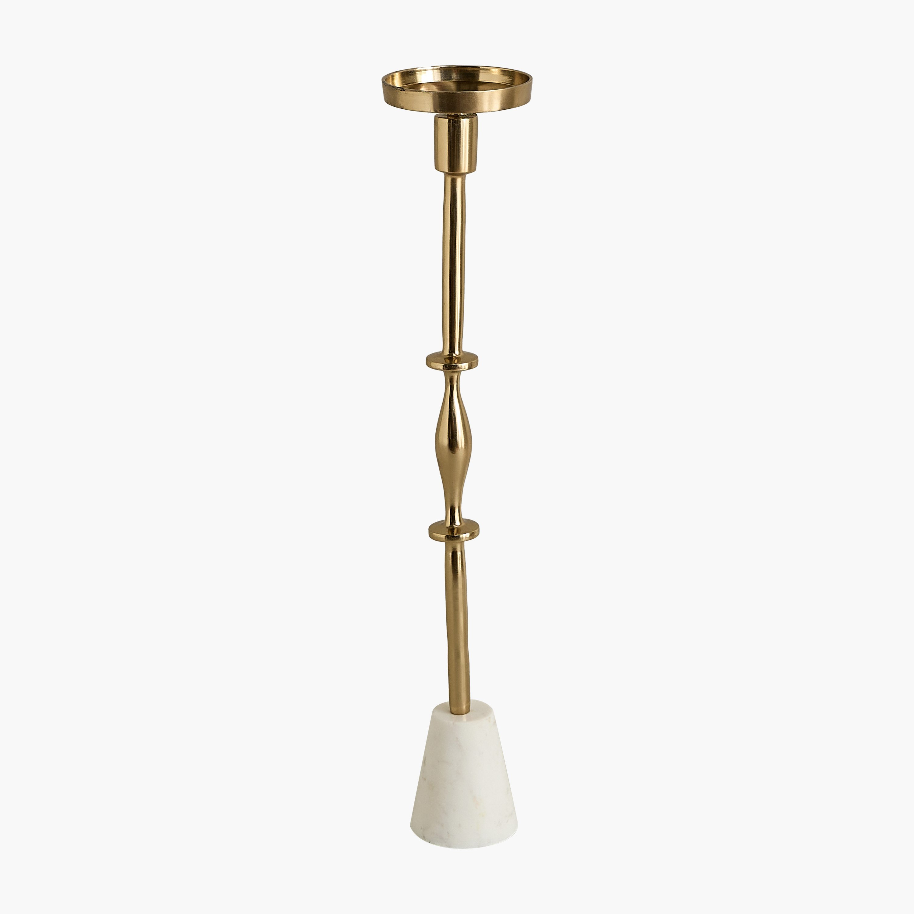 Casa Luxe Decorative Pillar Candleholder - 11x11x49 cm-hbxlivingroom-decorandaccessories-candleholders-image-11