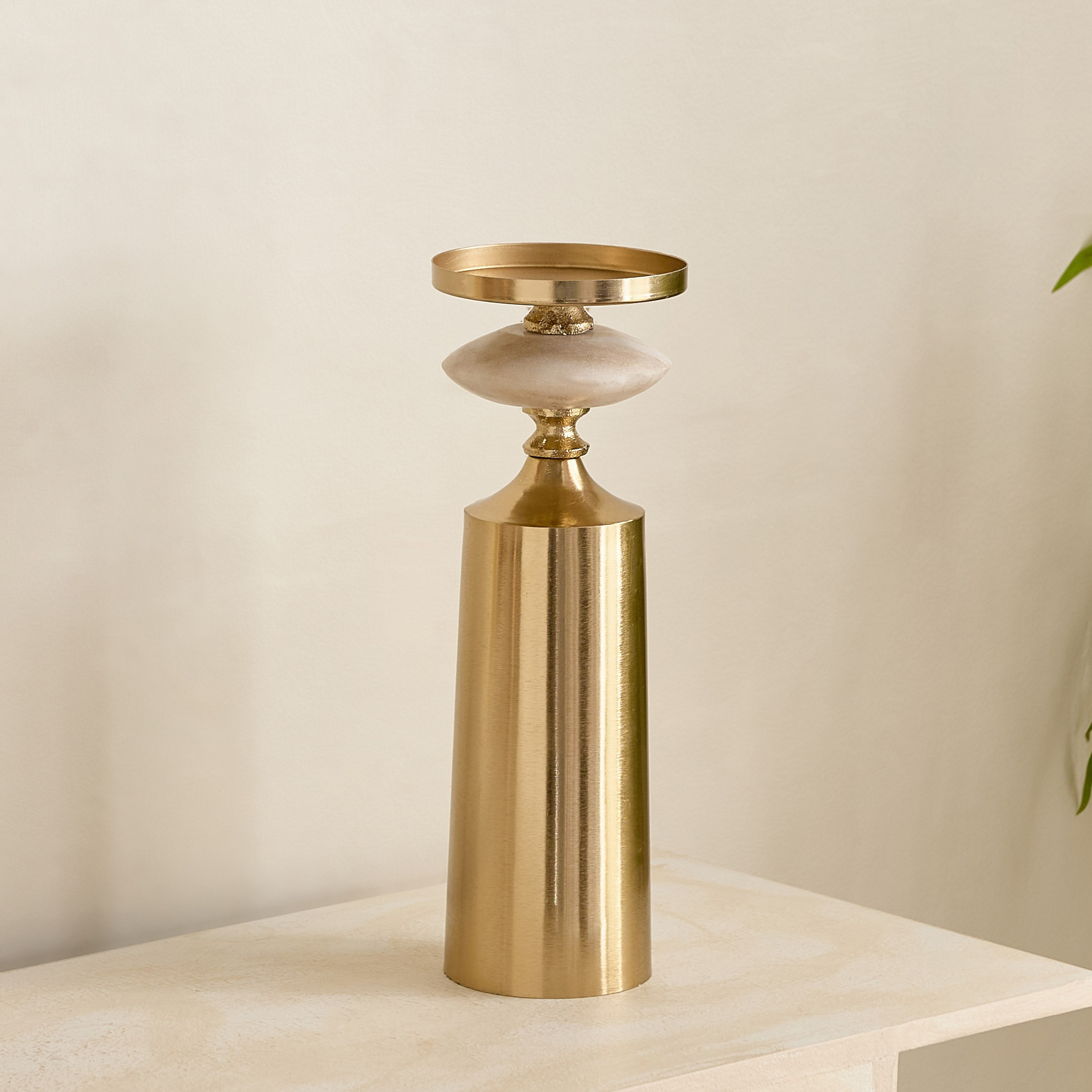 حامل شموع عمودية للديكور من كاسا لوكس - 11x11x31 سم-hbxlivingroom-decorandaccessories-candleholders-image-7