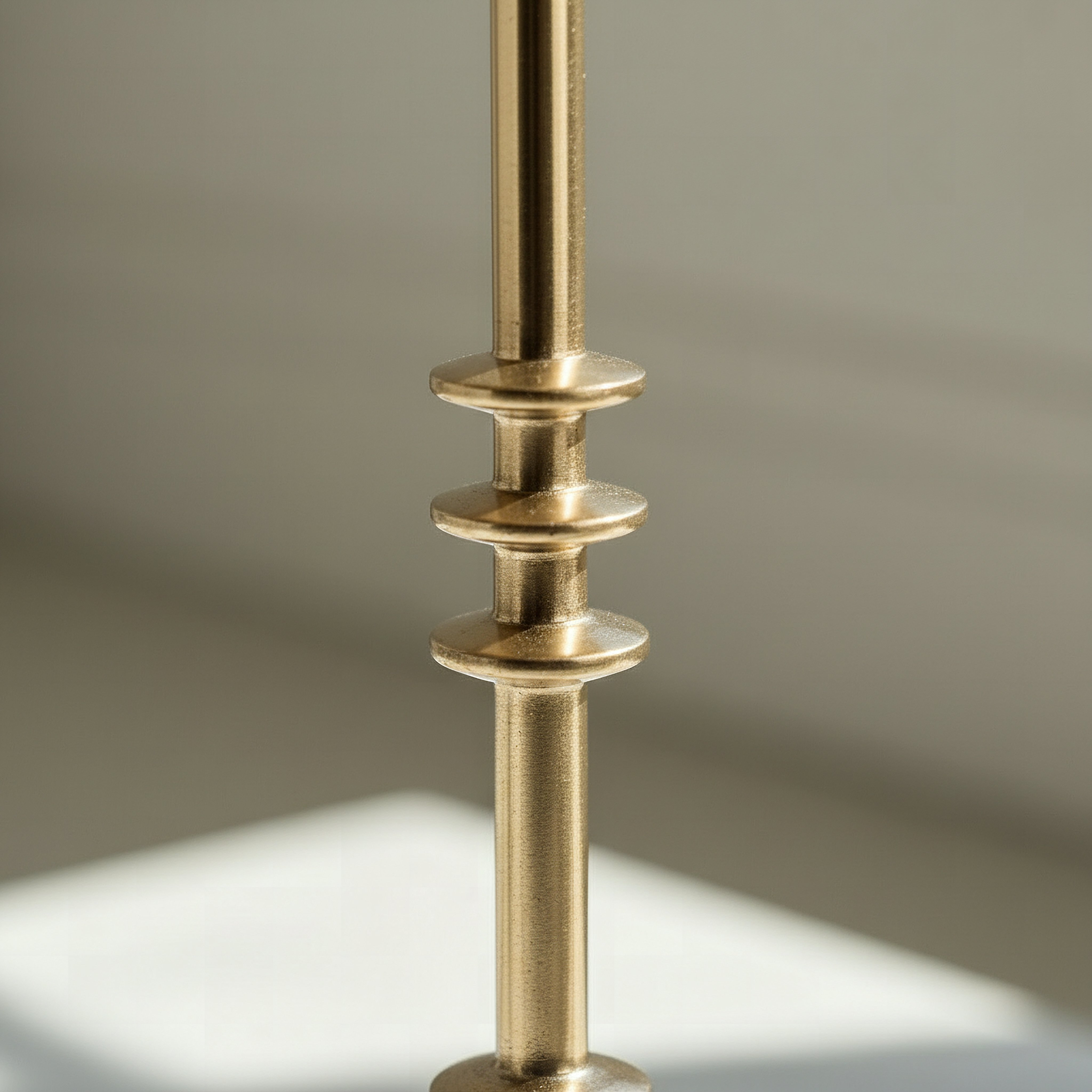 Casa Luxe Decorative Pillar Candleholder - 11.5x11.5x48 cm-hbxlivingroom-decorandaccessories-candleholders-image-3