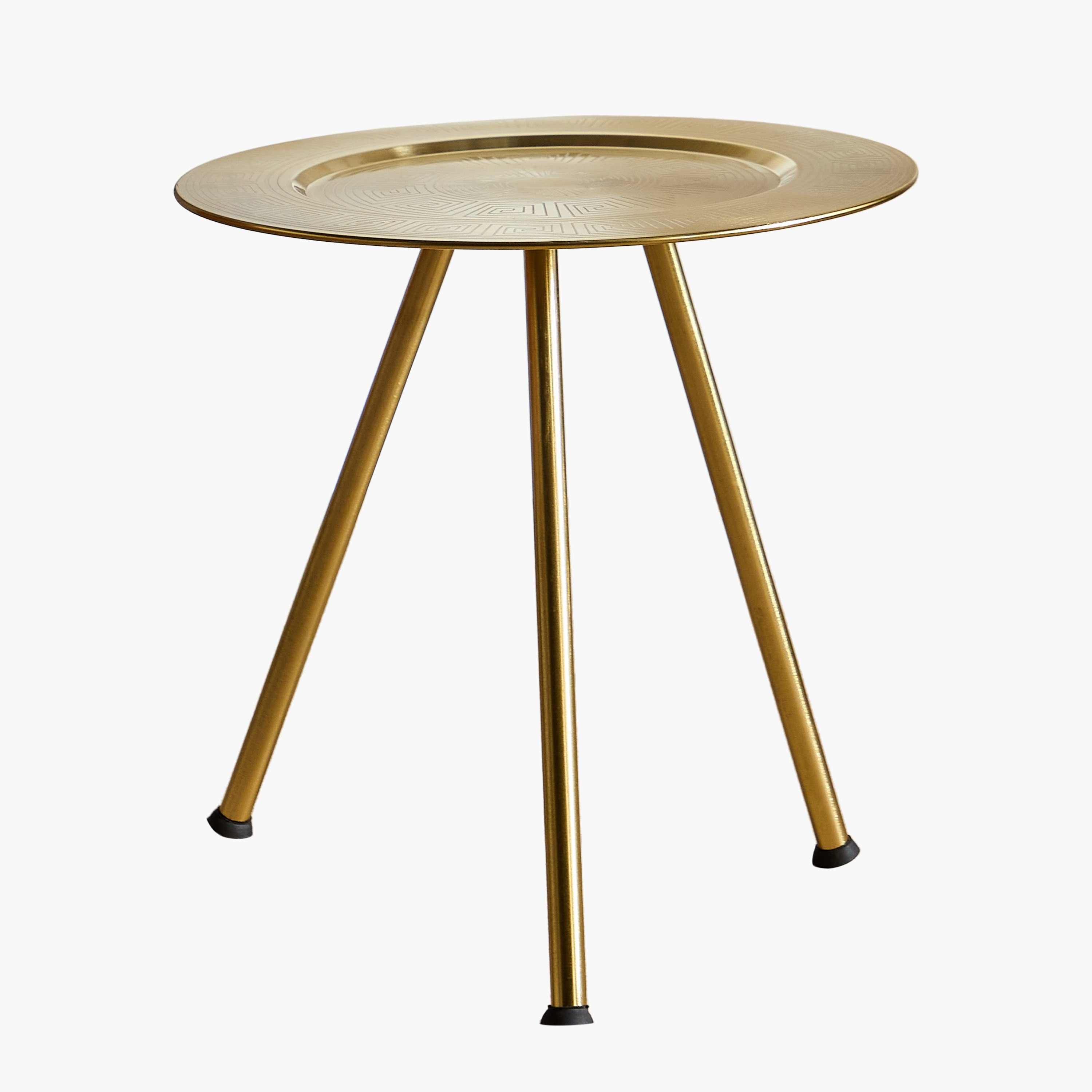 Isaba Marlina Decorative Tray Table - 41x41x45 cm-hbxdecorandfurnishings-tabletop-serveware-image-7