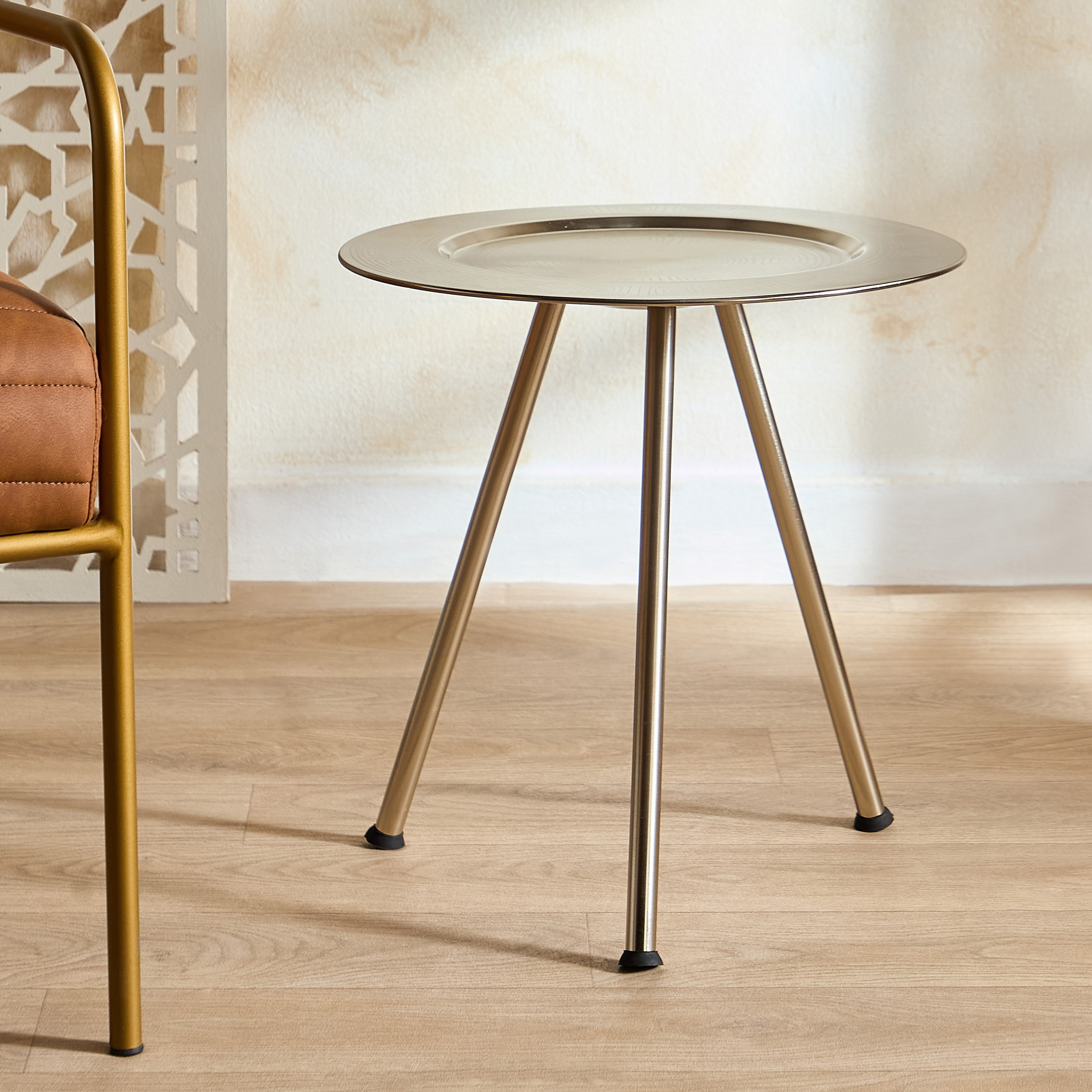 Isaba Marlina Decorative Tray Table - 41x41x45 cm-hbxdecorandfurnishings-tabletop-serveware-image-2