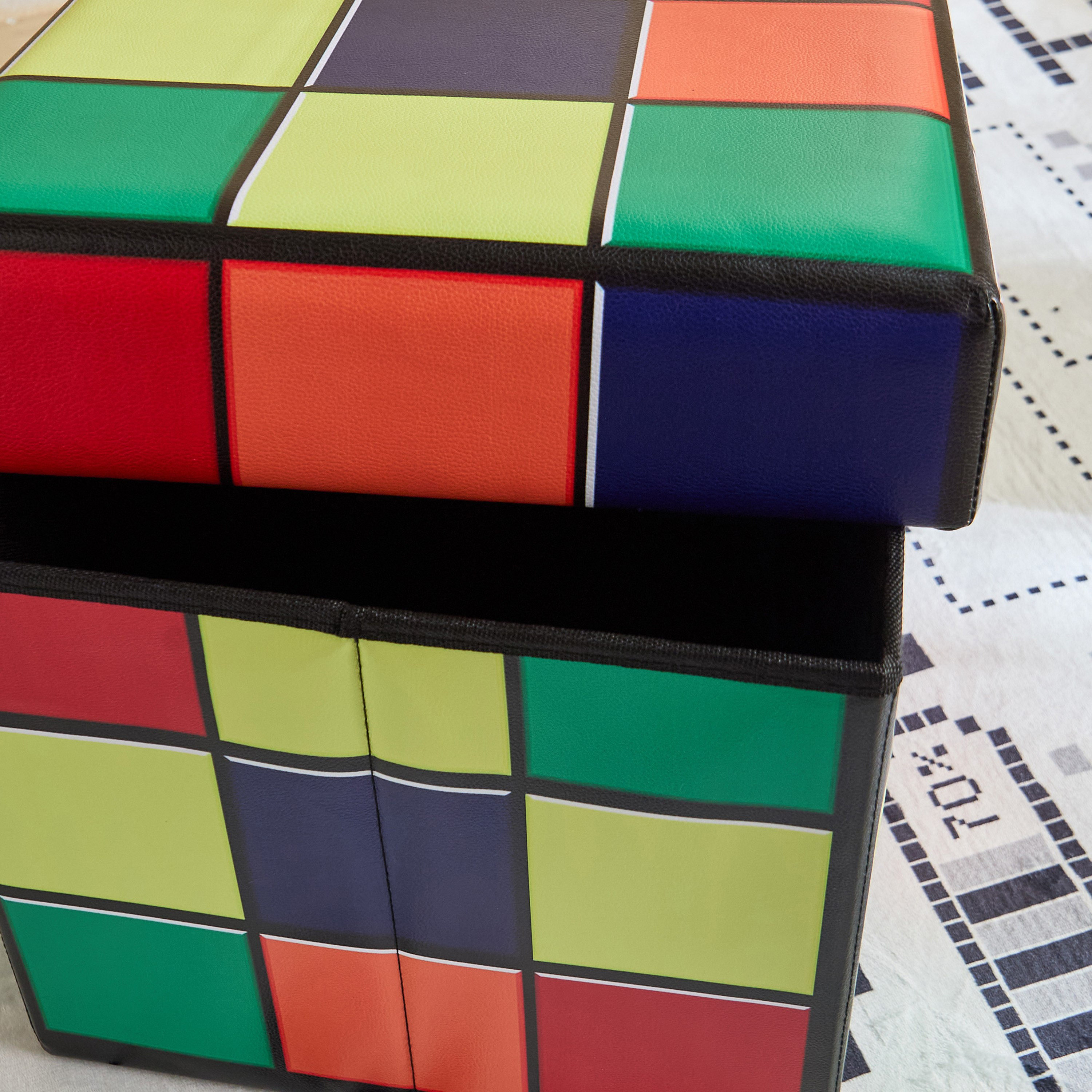 Rubiks Storage with Lid - 37x37x35 cm-hbxkidsandyouth-storage-organisers-image-4