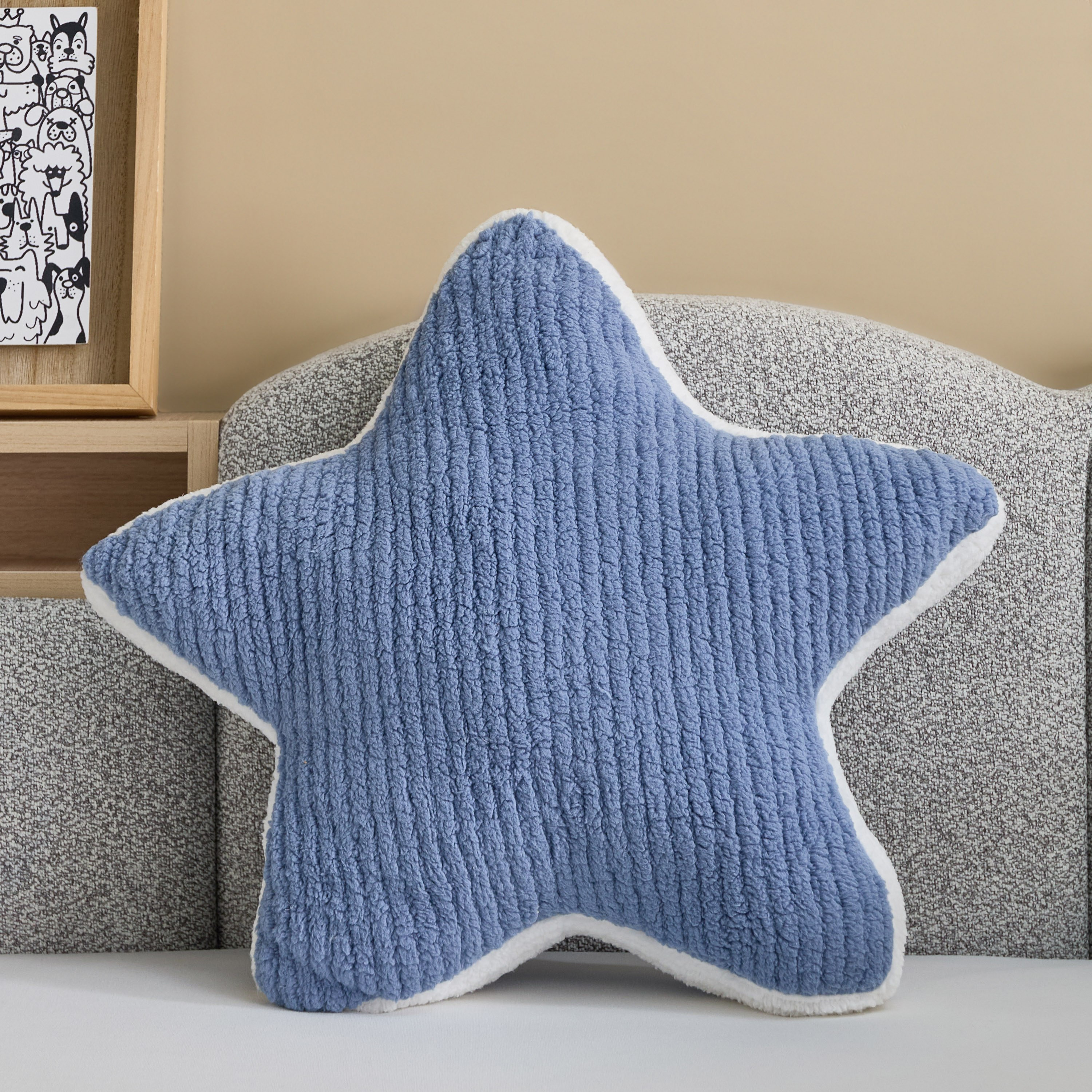 وسادة بتصميم نجمة من سينتور - 40x40 سم-hbxhomeware-hbxkidsandyouth-image-5