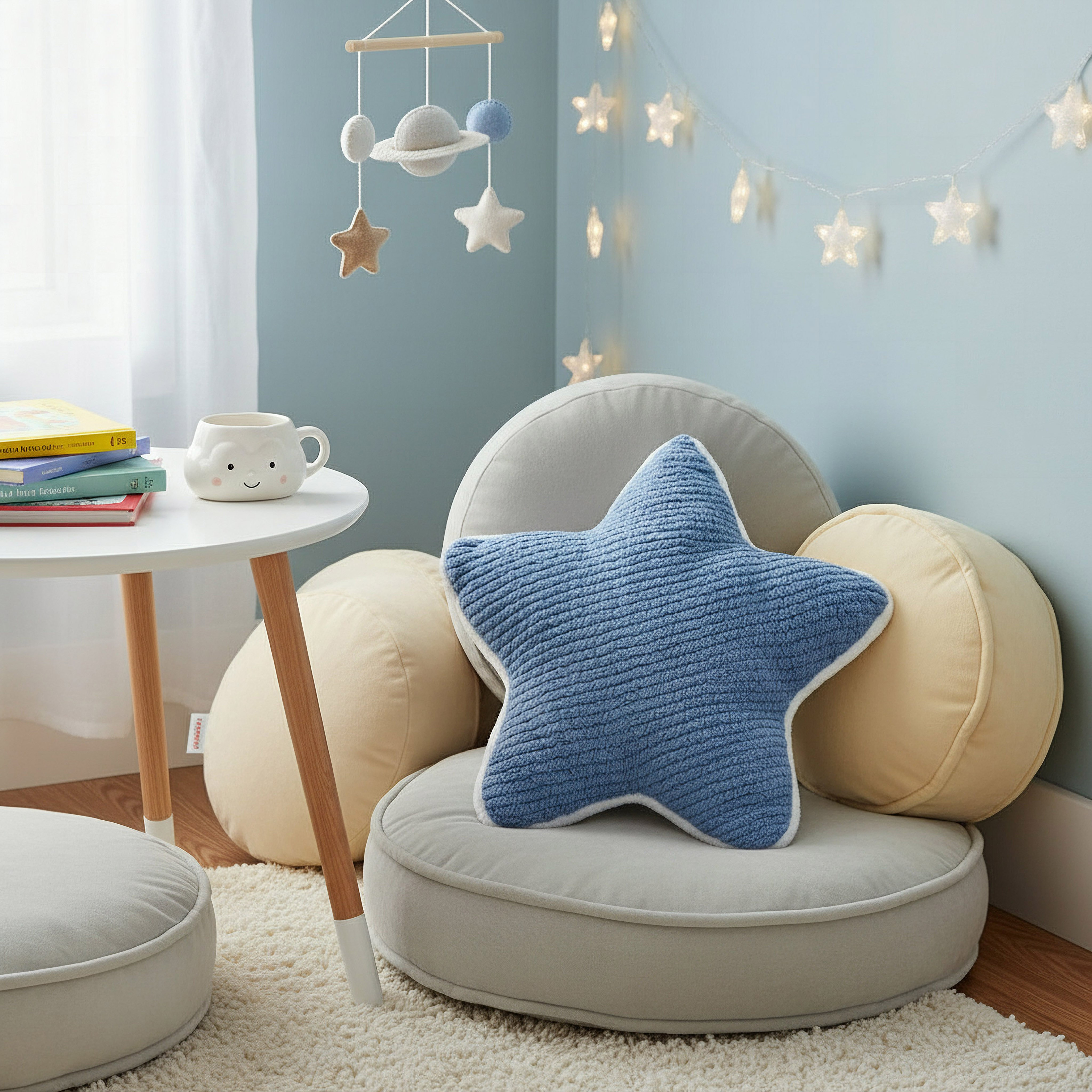 وسادة بتصميم نجمة من سينتور - 40x40 سم-hbxhomeware-hbxkidsandyouth-image-4