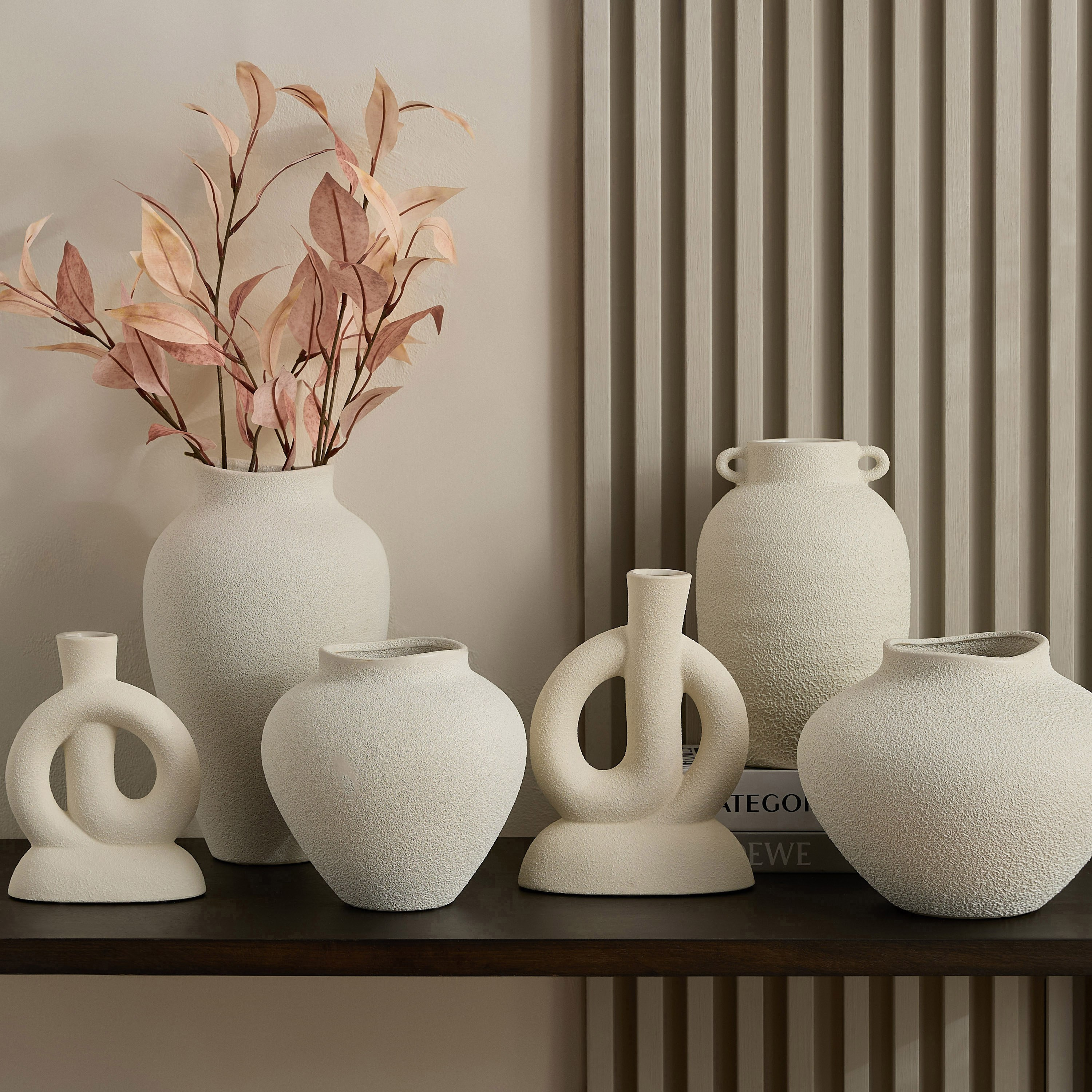 Umber Alora Decorative Vase - 17x8.3x23 cm-hbxbedroom-decorandaccessories-vases-image-8