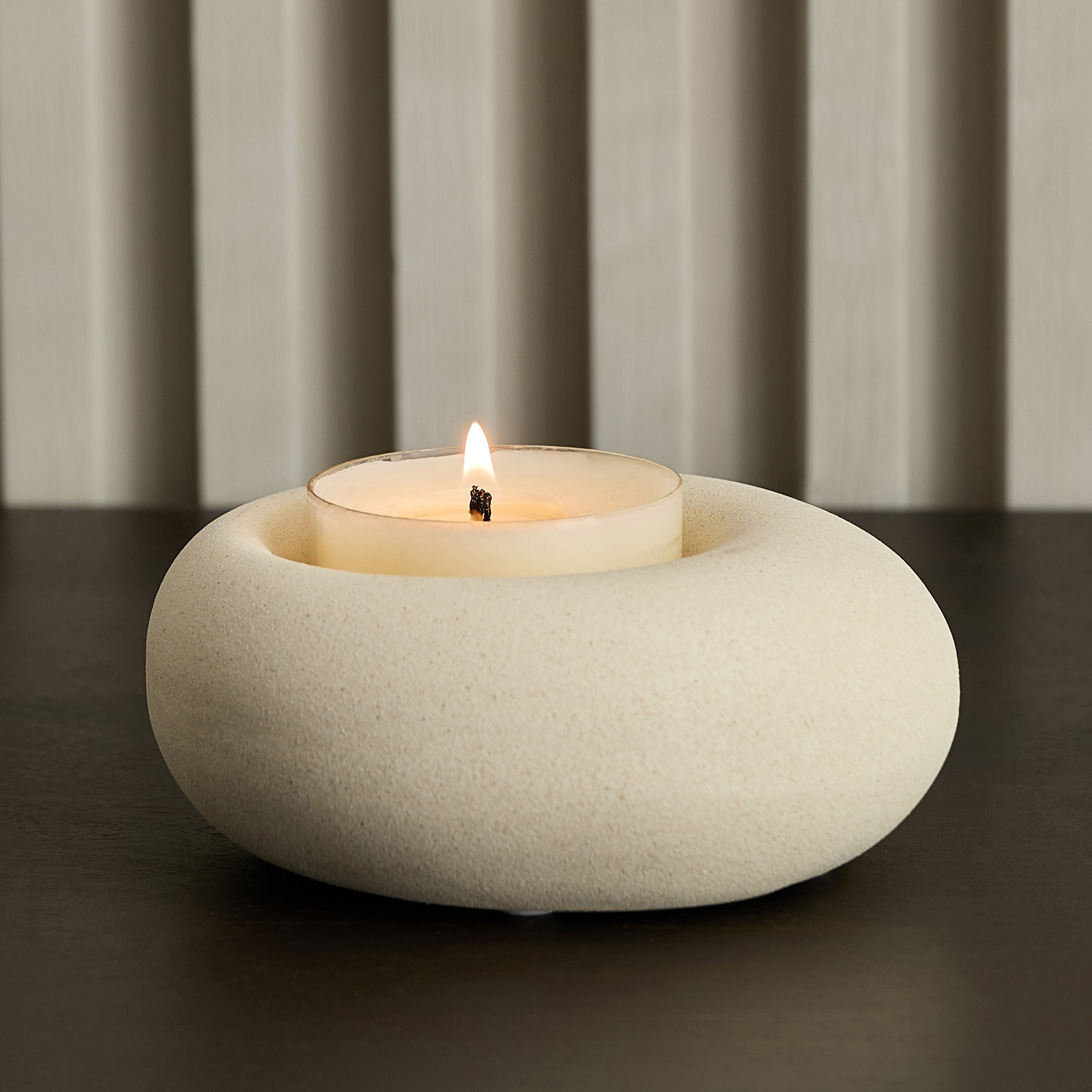 Umber Alora Decorative Tealight Holder - 12x11x5 cm-hbxlivingroom-decorandaccessories-candleholders-image-6