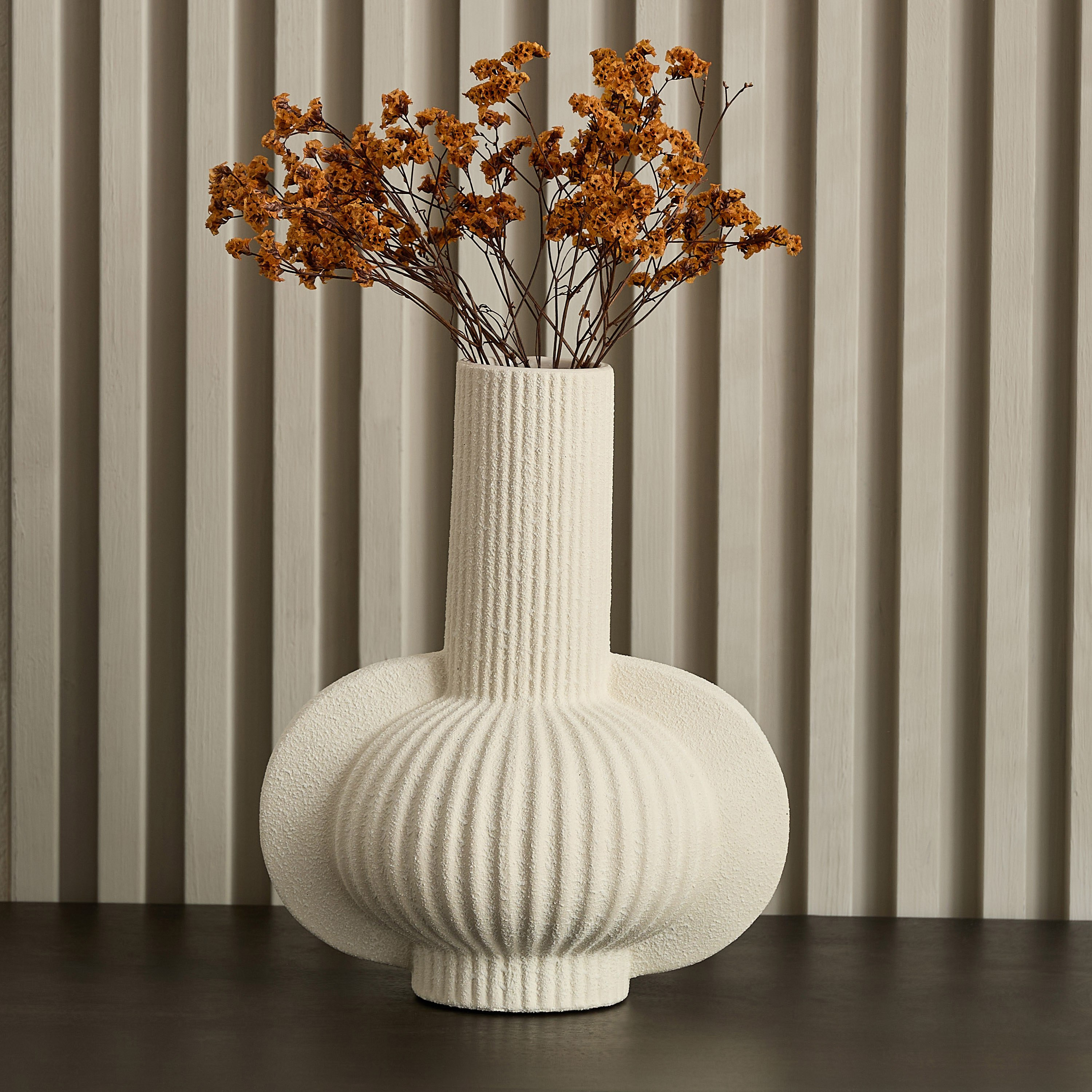 Umber Alora Decorative Vase - 22x16x27.5 cm-hbxbedroom-decorandaccessories-vases-image-5