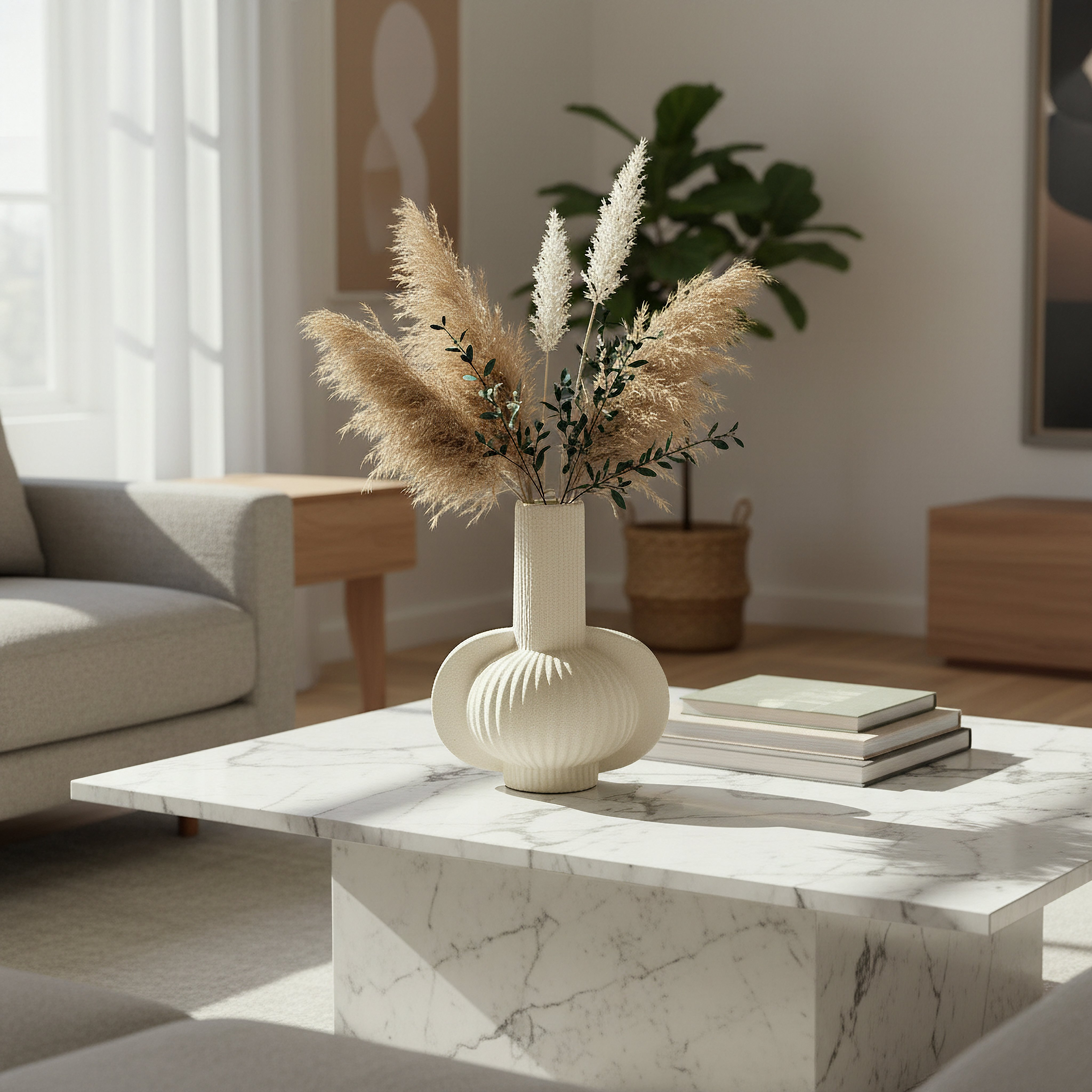 Umber Alora Decorative Vase - 22x16x27.5 cm-hbxbedroom-decorandaccessories-vases-image-4