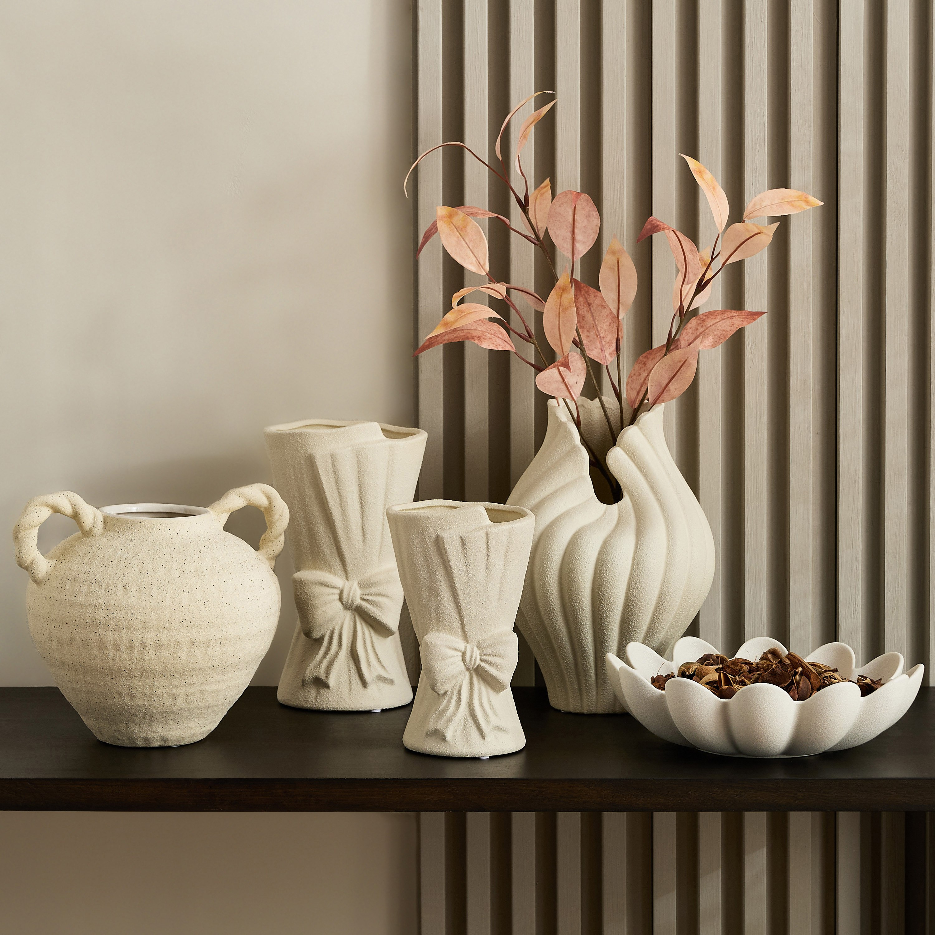 Umber Alora Decorative Vase - 23.5x20x20 cm-hbxbedroom-decorandaccessories-vases-image-8