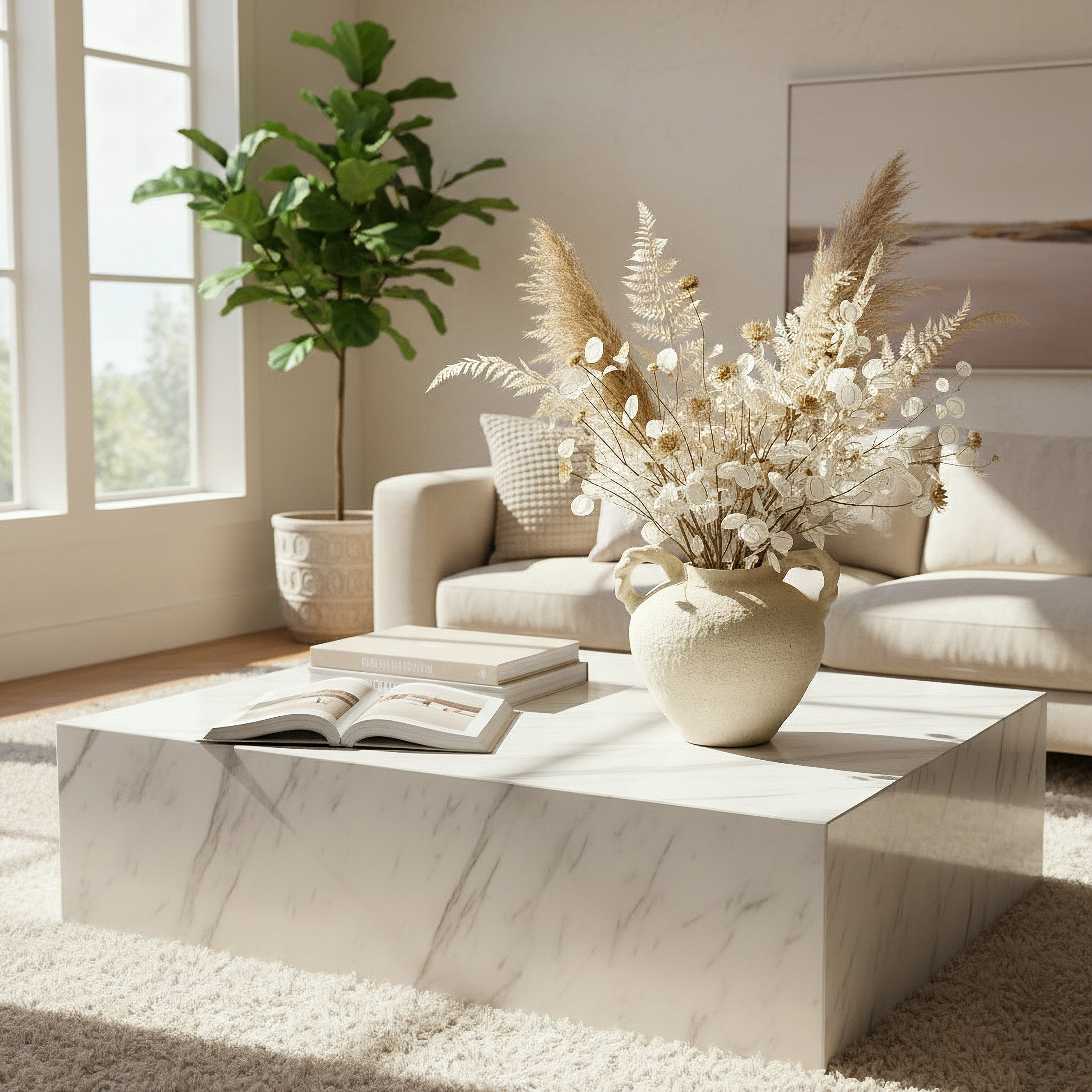 Umber Alora Decorative Vase - 23.5x20x20 cm-hbxbedroom-decorandaccessories-vases-image-4